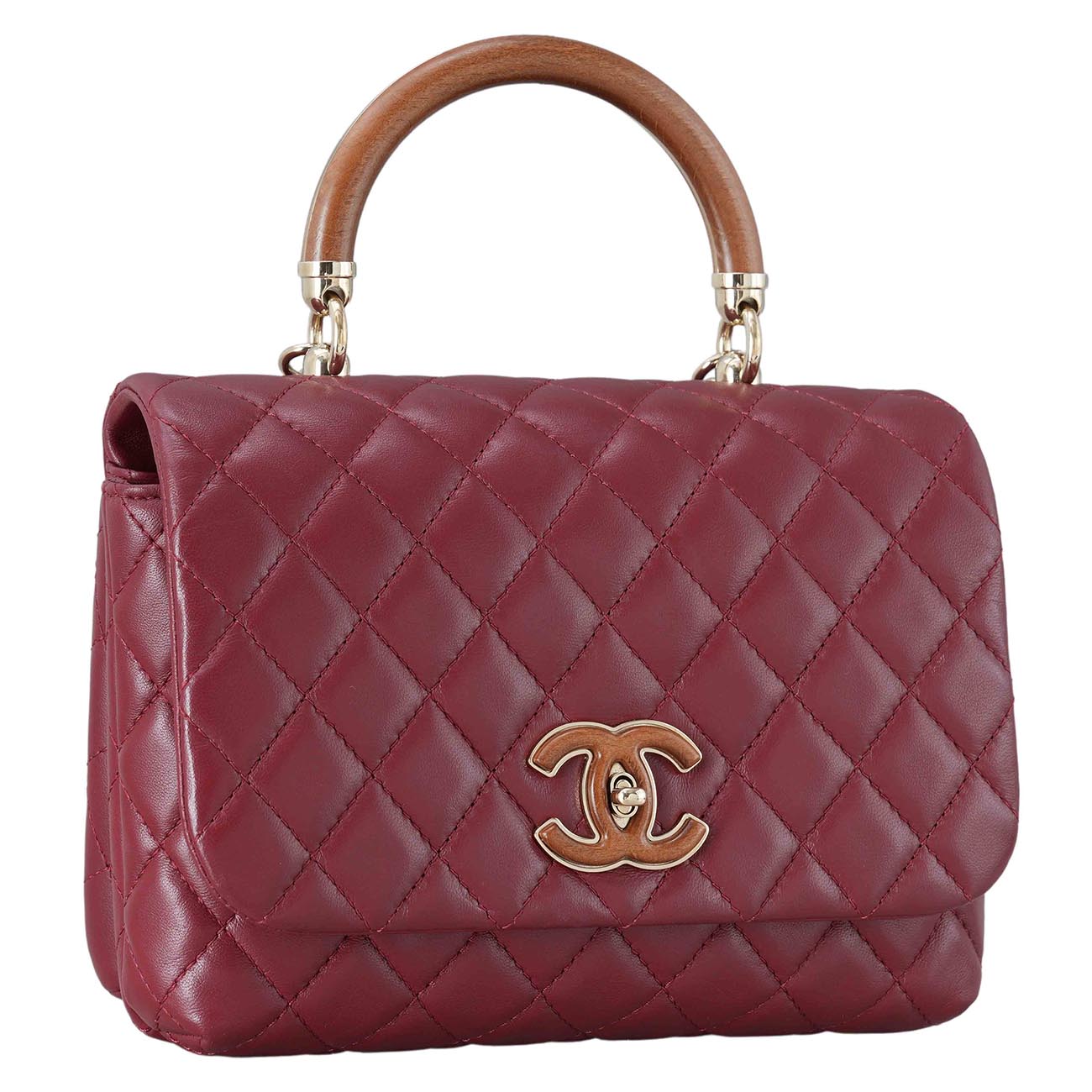 CHANEL(USED)샤넬 시즌 탑핸들 플랩백