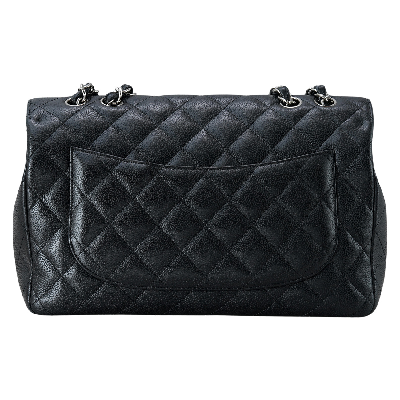 CHANEL(USED)샤넬 캐비어 클래식 점보 원플랩백