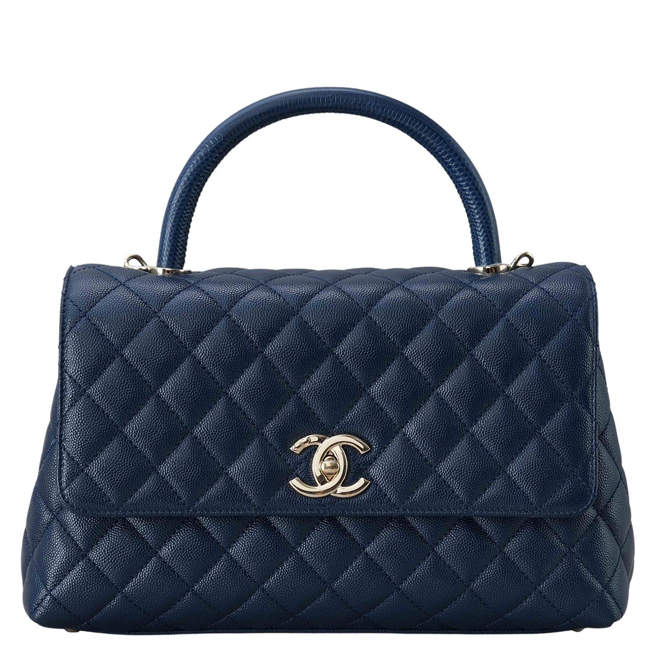 CHANEL(USED)샤넬 캐비어 코코핸들 미듐