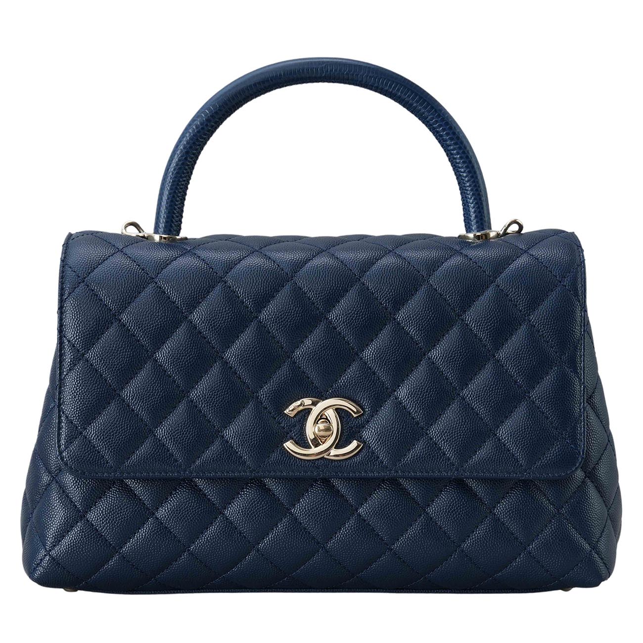 CHANEL(USED)샤넬 캐비어 코코핸들 미듐