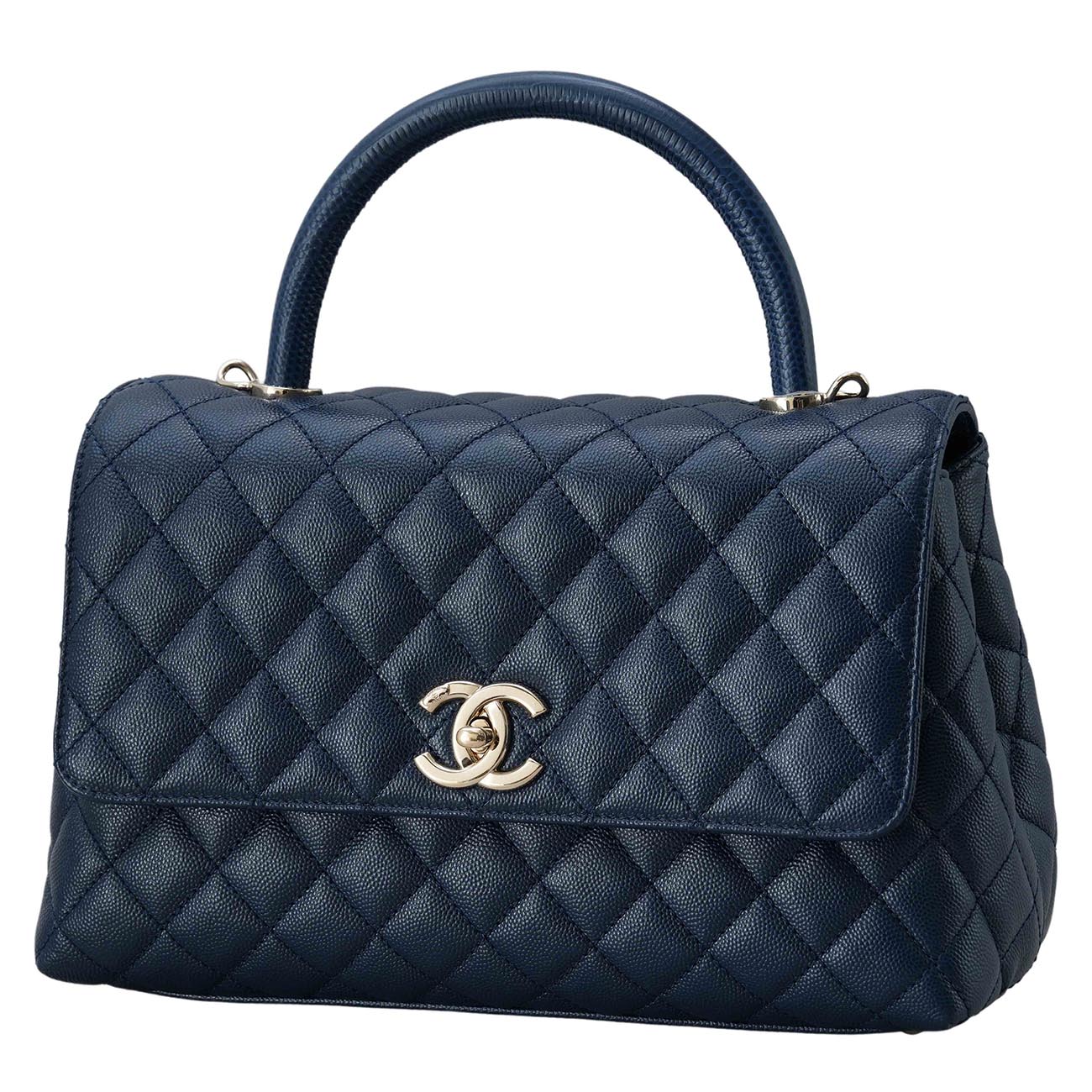 CHANEL(USED)샤넬 캐비어 코코핸들 미듐