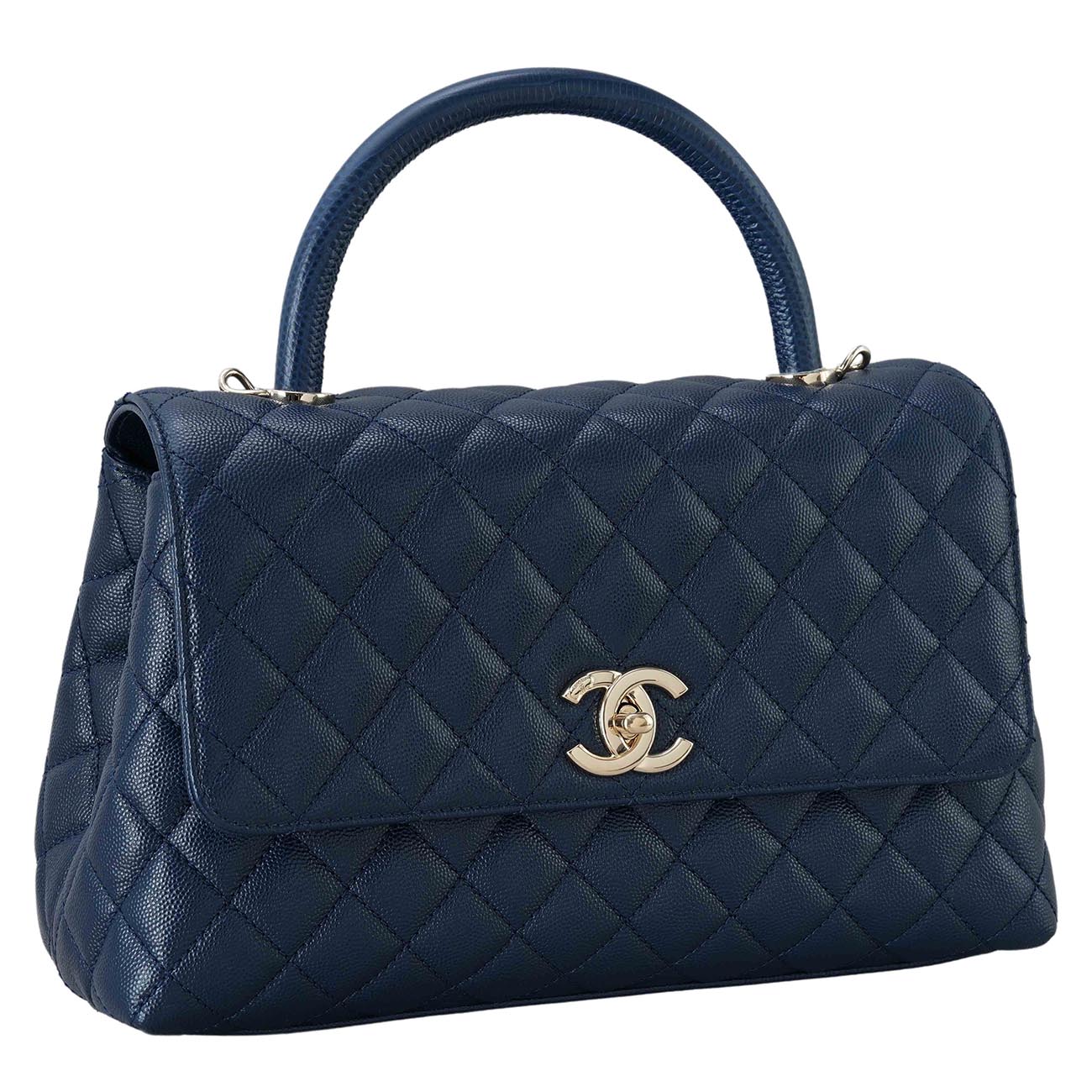 CHANEL(USED)샤넬 캐비어 코코핸들 미듐
