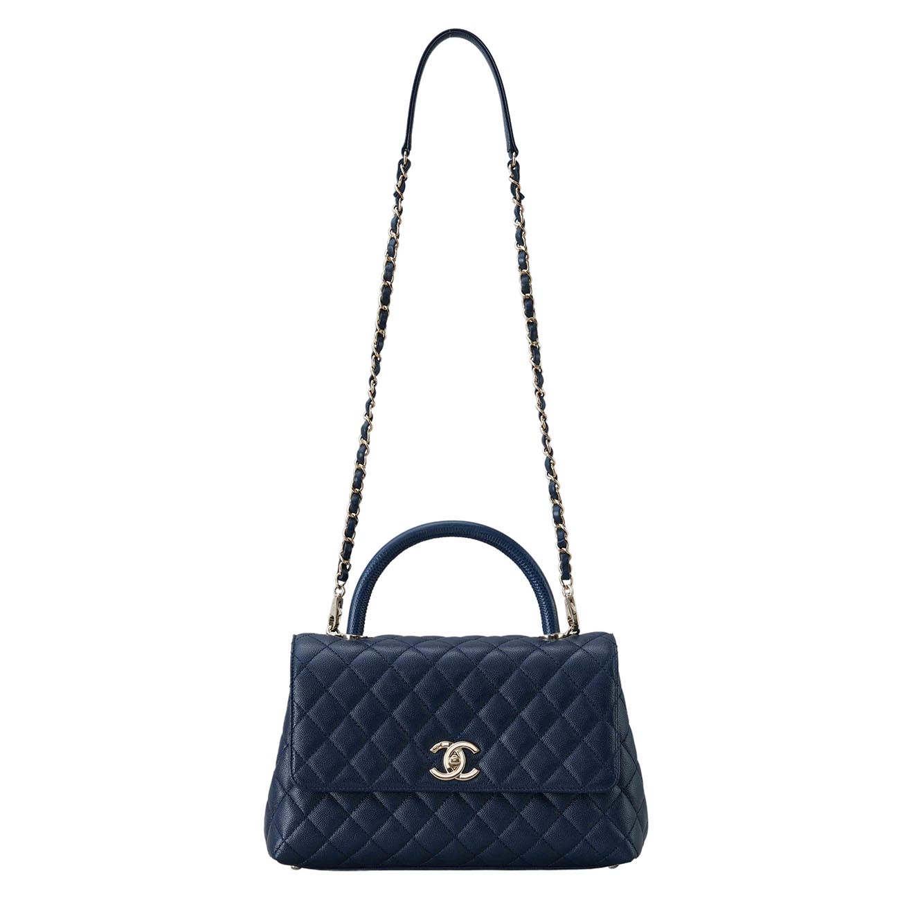CHANEL(USED)샤넬 캐비어 코코핸들 미듐
