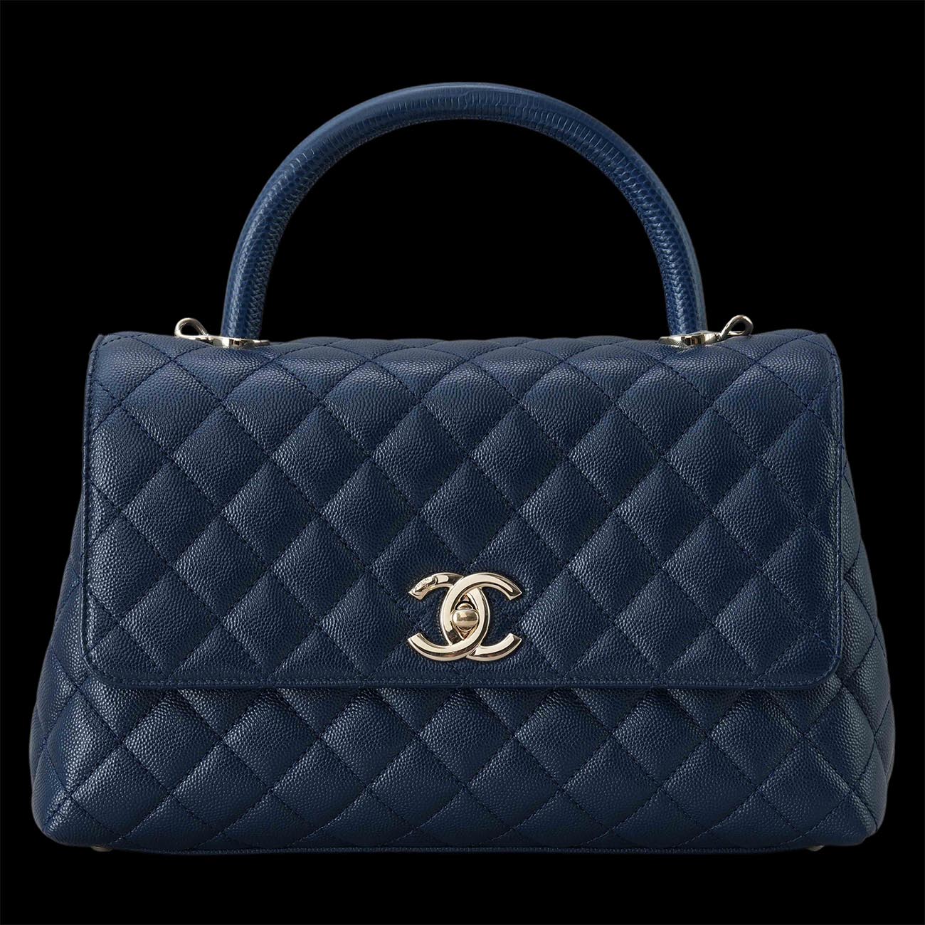 CHANEL(USED)샤넬 캐비어 코코핸들 미듐