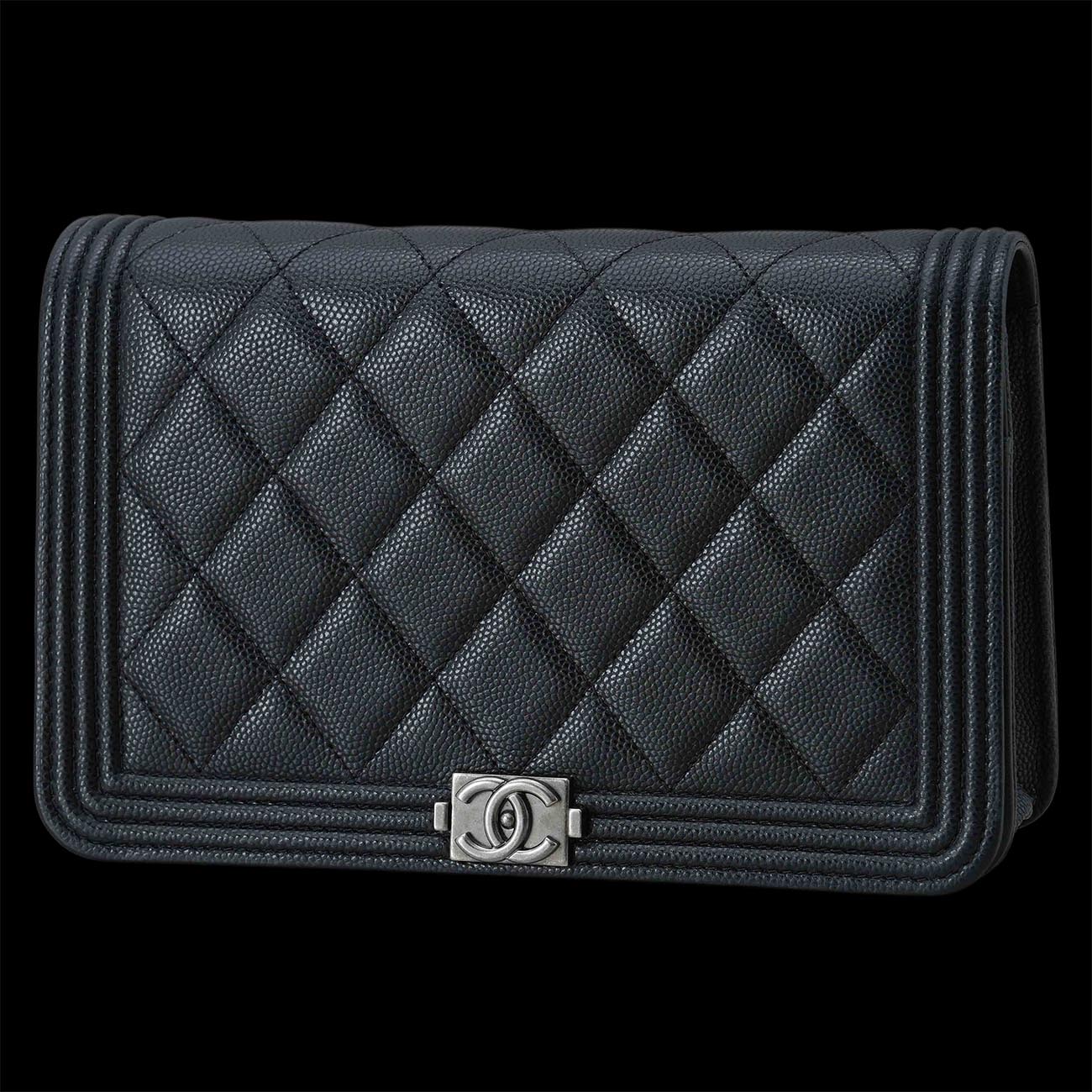 CHANEL(USED)샤넬 캐비어 보이샤넬 WOC