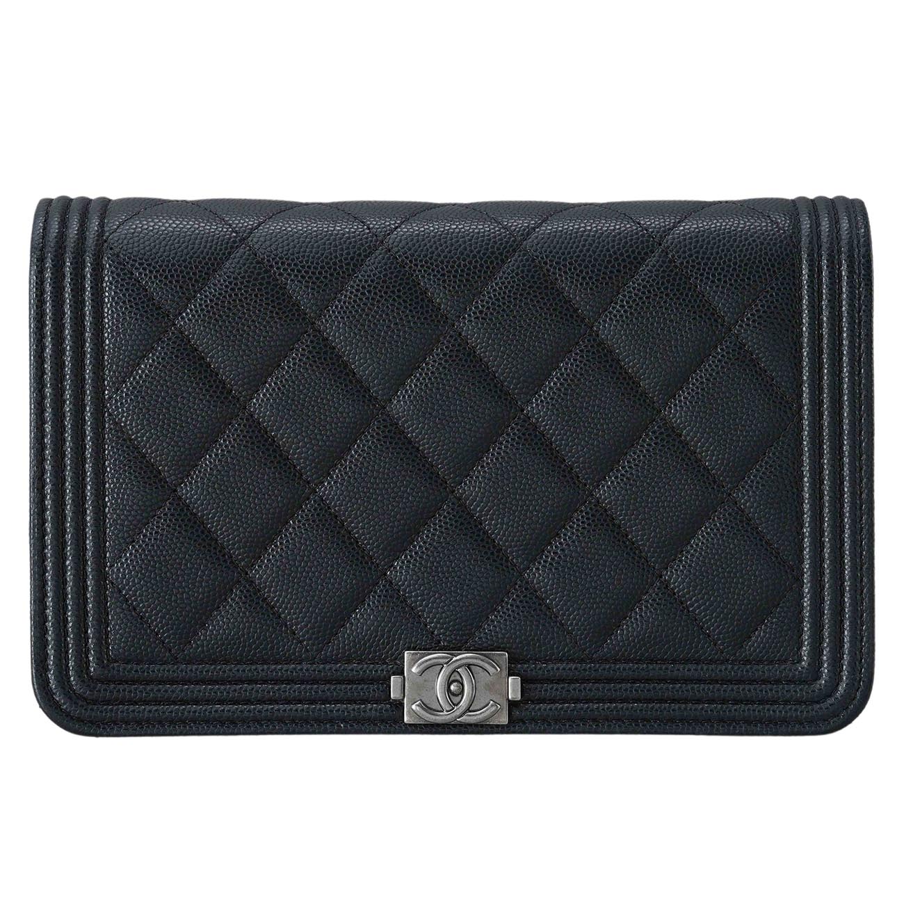 CHANEL(USED)샤넬 캐비어 보이샤넬 WOC
