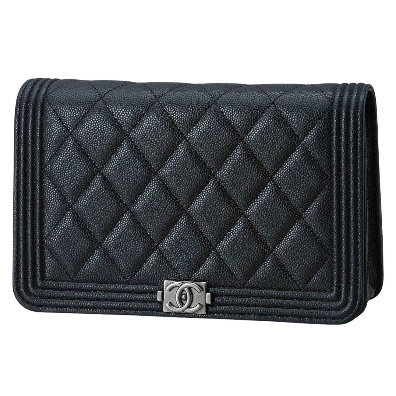 CHANEL(USED)샤넬 캐비어 보이샤넬 WOC