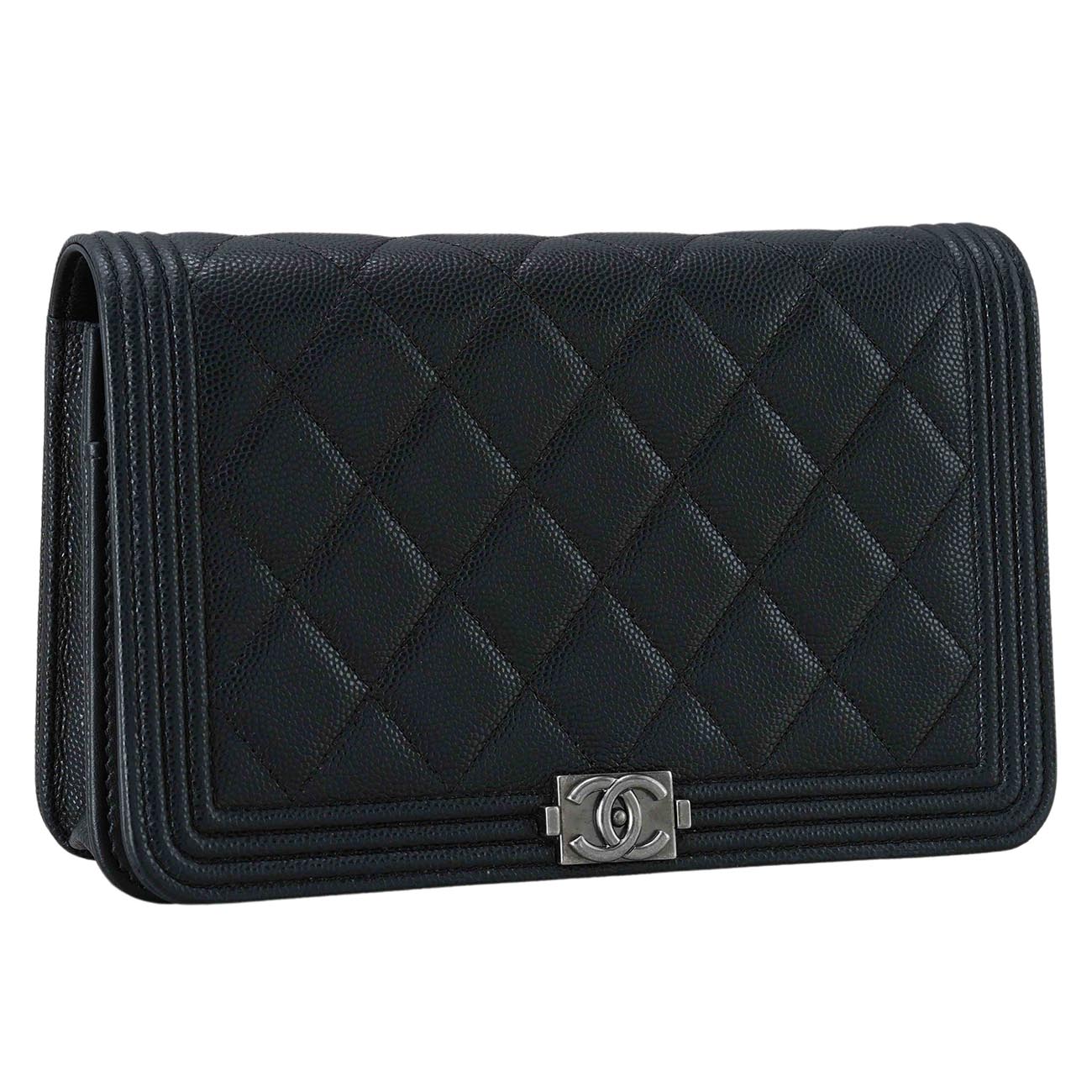 CHANEL(USED)샤넬 캐비어 보이샤넬 WOC