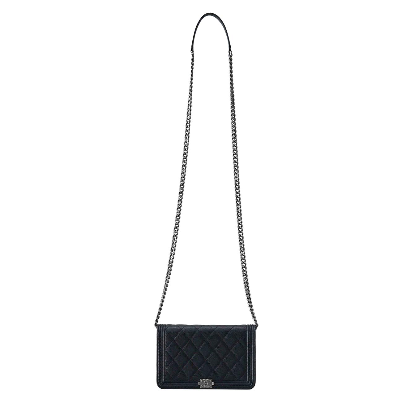 CHANEL(USED)샤넬 캐비어 보이샤넬 WOC