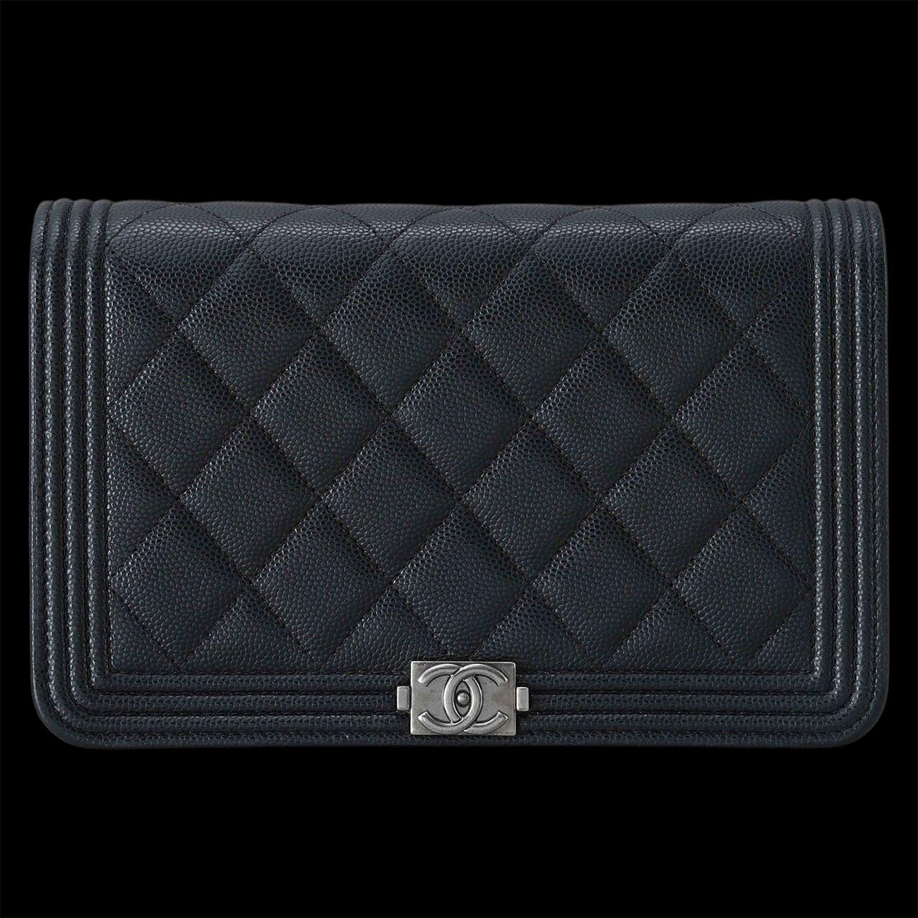 CHANEL(USED)샤넬 캐비어 보이샤넬 WOC