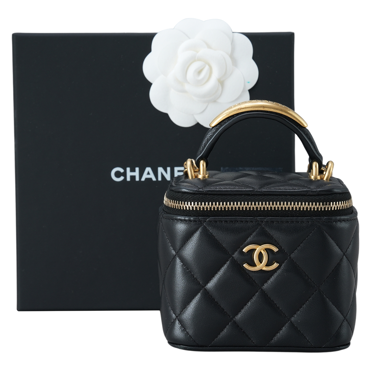 CHANEL(USED)샤넬 AP2198 스몰 베니티 탑핸들