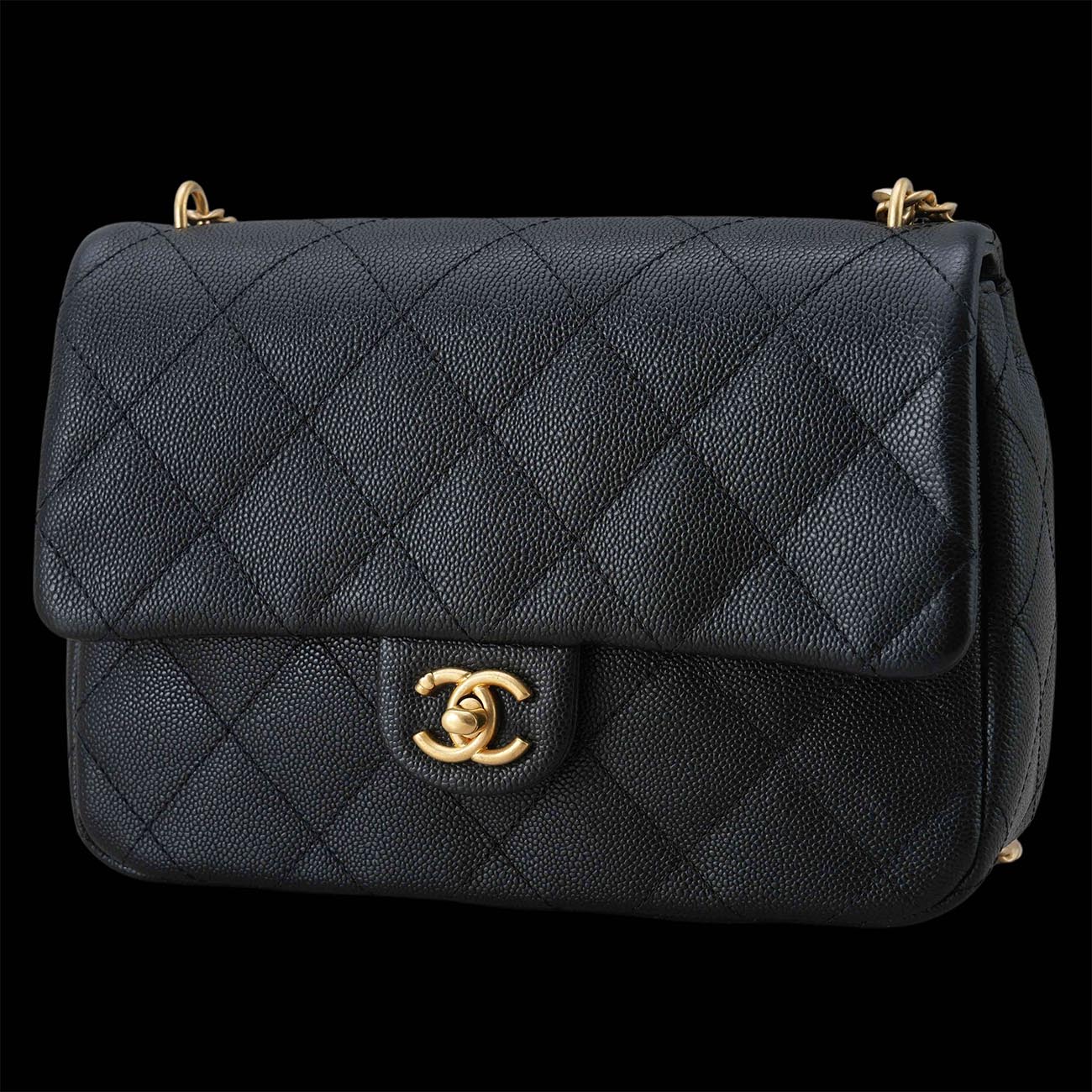 CHANEL(USED)샤넬 시즌 캐비어 골든볼