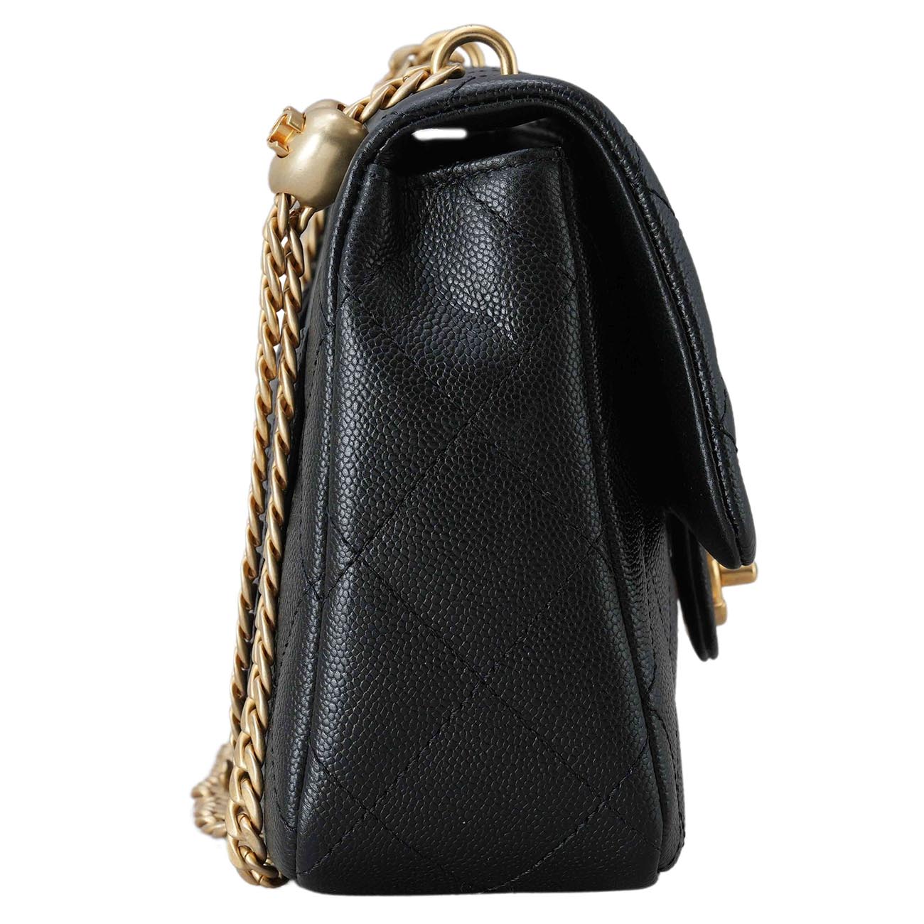 CHANEL(USED)샤넬 시즌 캐비어 골든볼