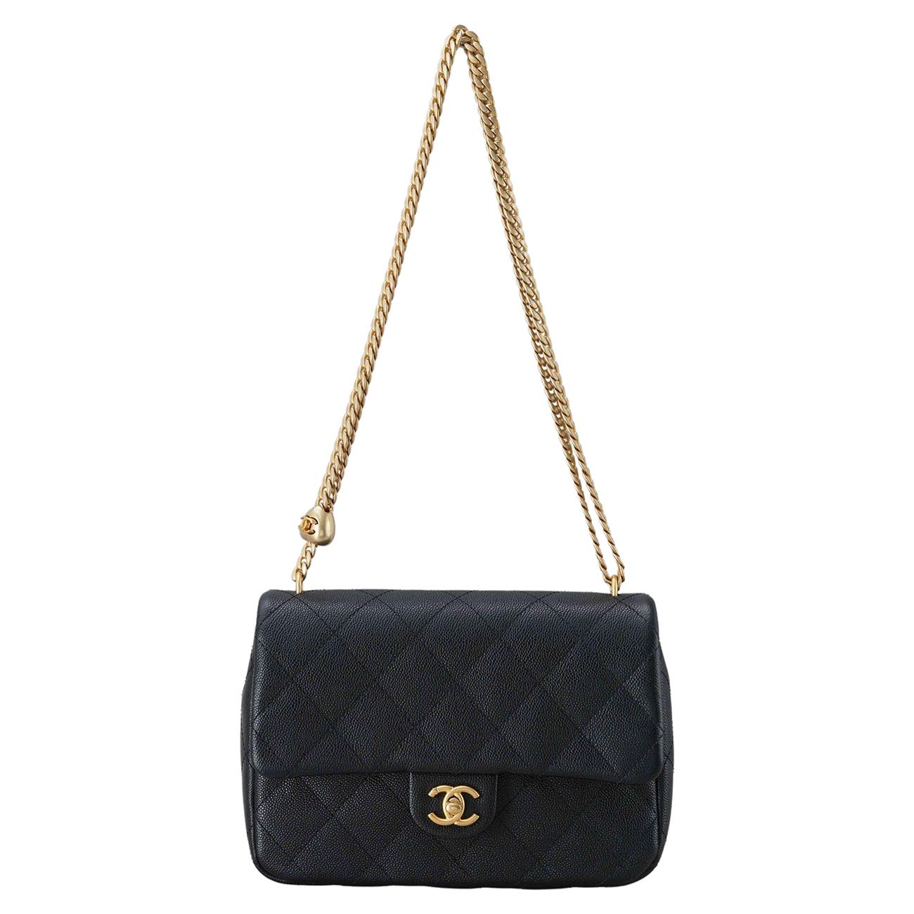 CHANEL(USED)샤넬 시즌 캐비어 골든볼