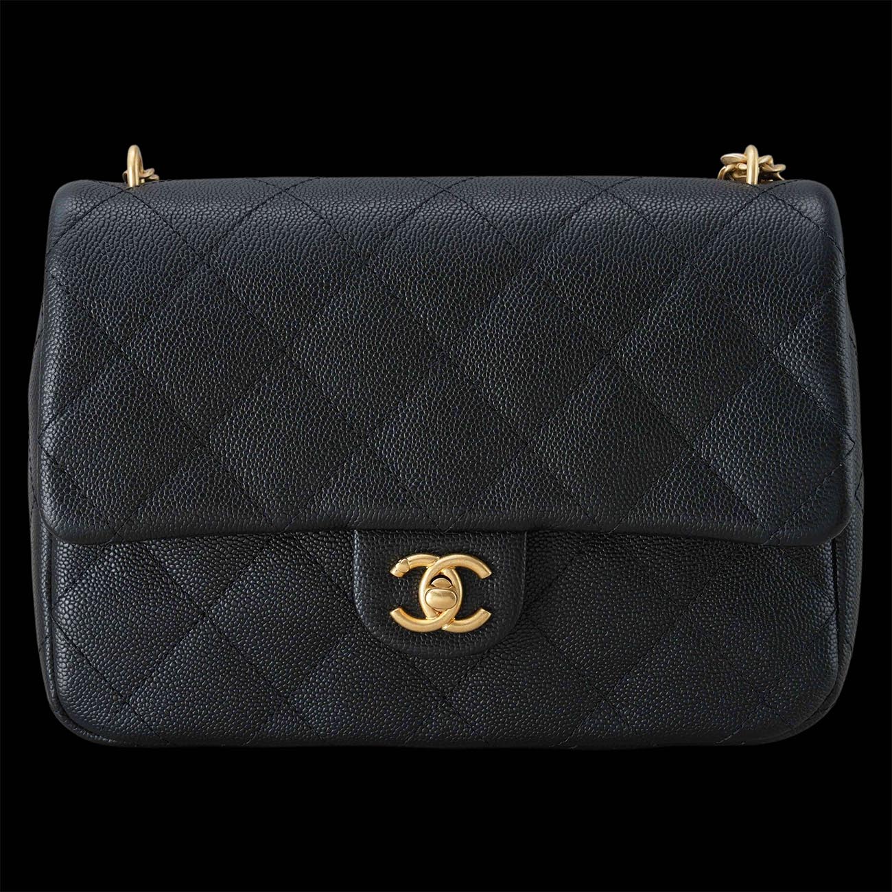 CHANEL(USED)샤넬 시즌 캐비어 골든볼