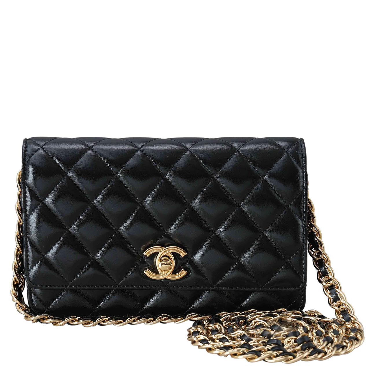 CHANEL(USED)샤넬 AP3310 시즌 체인 WOC 블랙