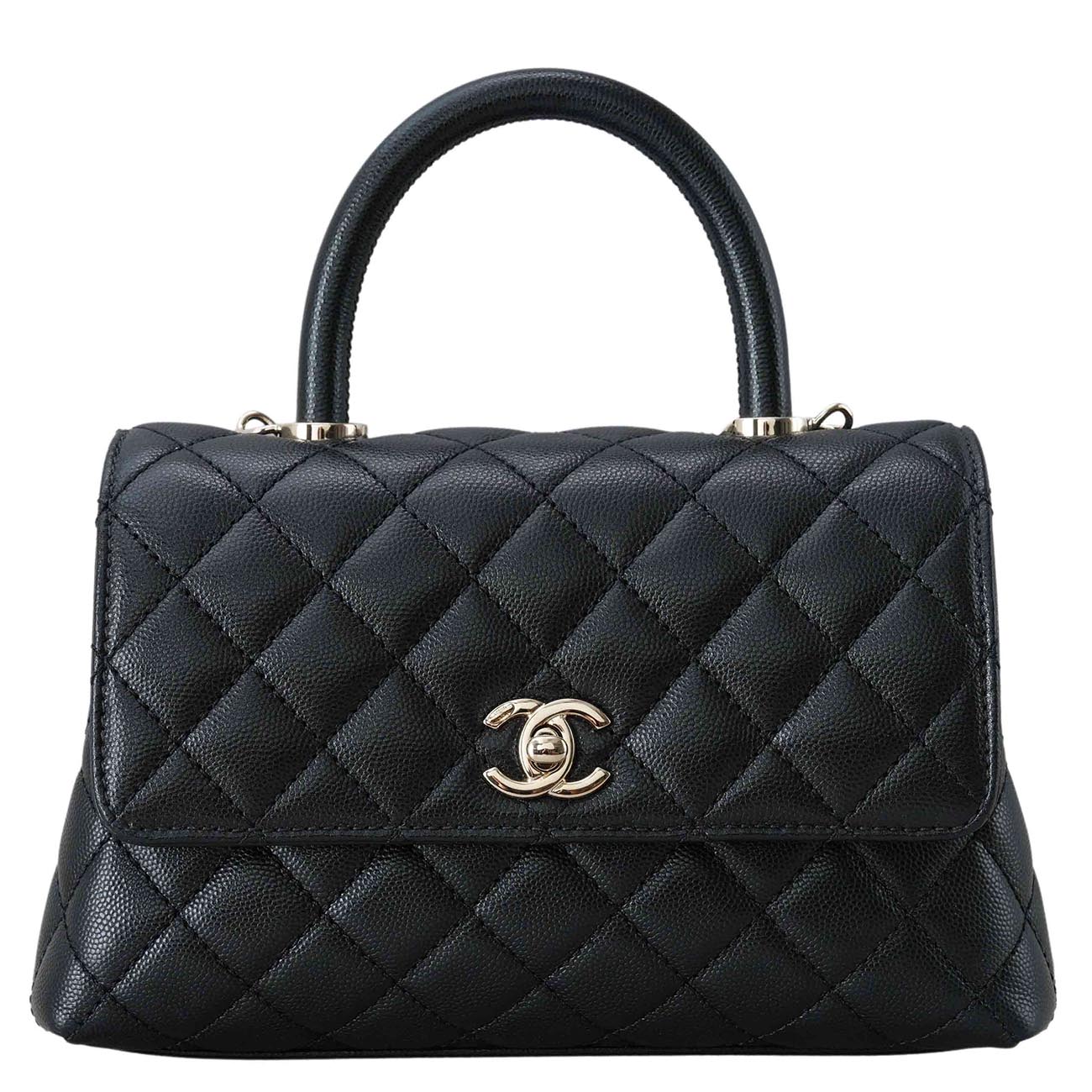 CHANEL(USED)샤넬 캐비어 코코핸들 스몰