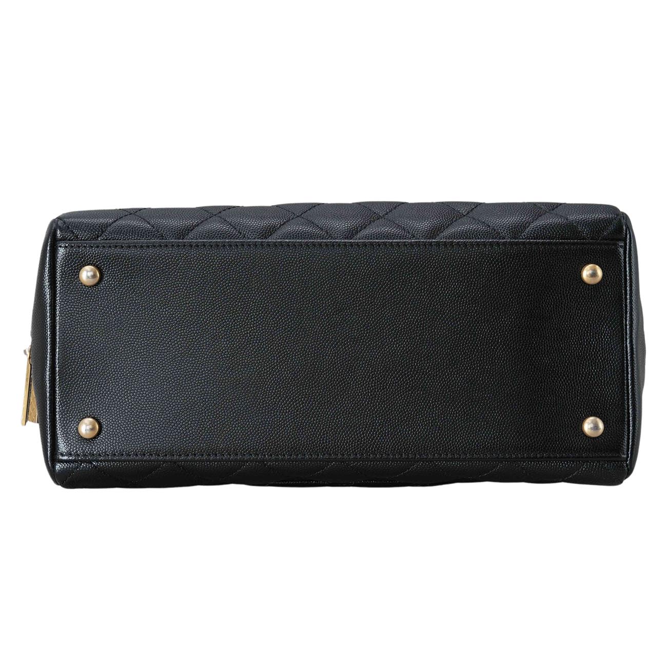 CHANEL(USED)샤넬 캐비어 시즌 탑핸들 볼링백