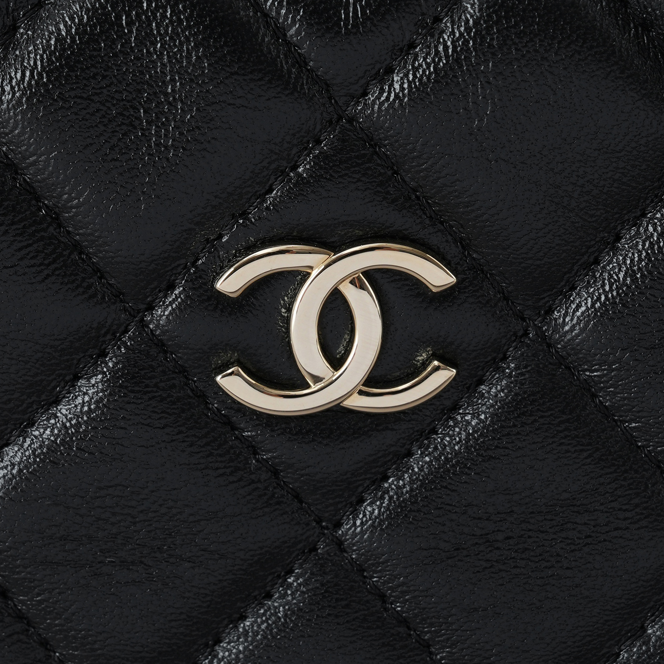 CHANEL(USED)샤넬 AP3095 램스킨 파우치