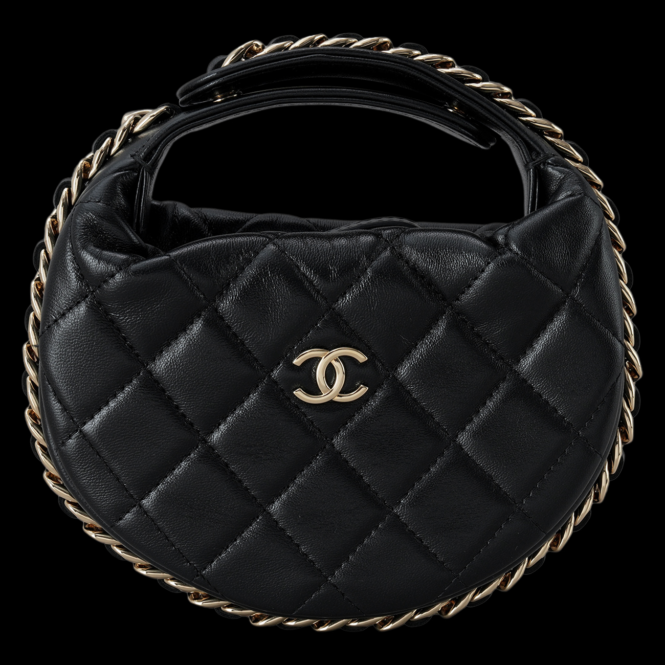 CHANEL(USED)샤넬 AP3095 램스킨 파우치
