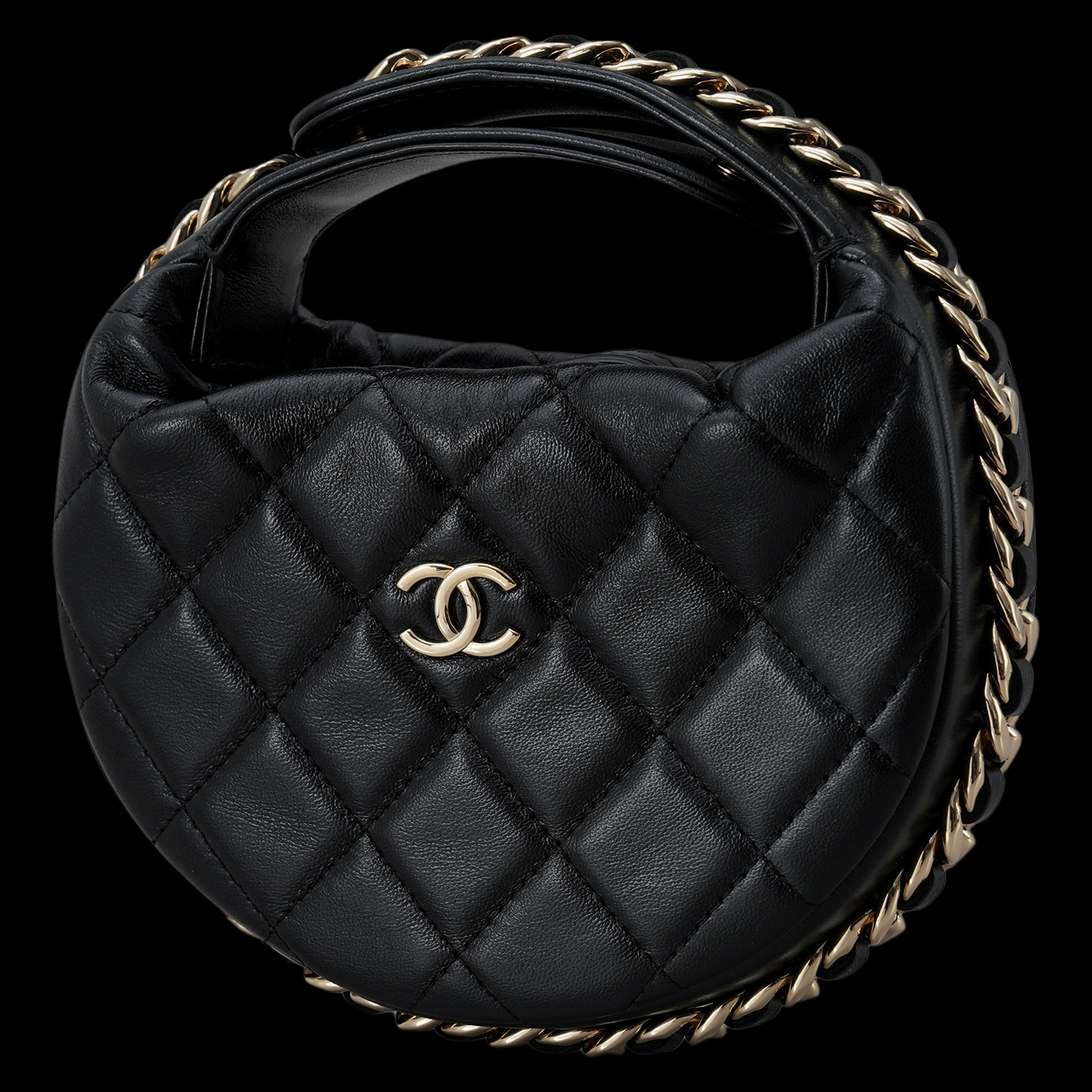 CHANEL(USED)샤넬 AP3095 램스킨 파우치