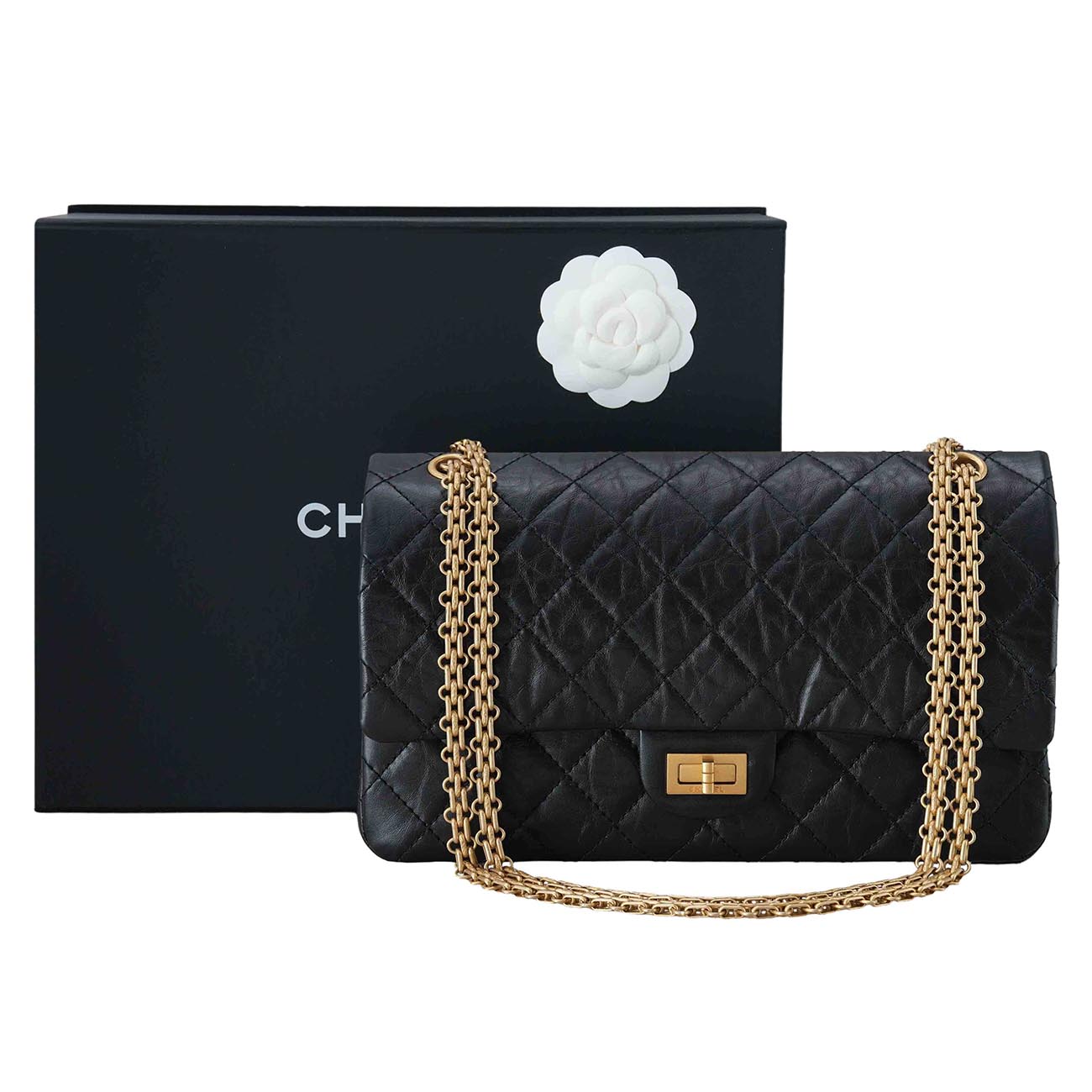 CHANEL(USED)샤넬 A37587 2.55 빈티지 라지 플랩백