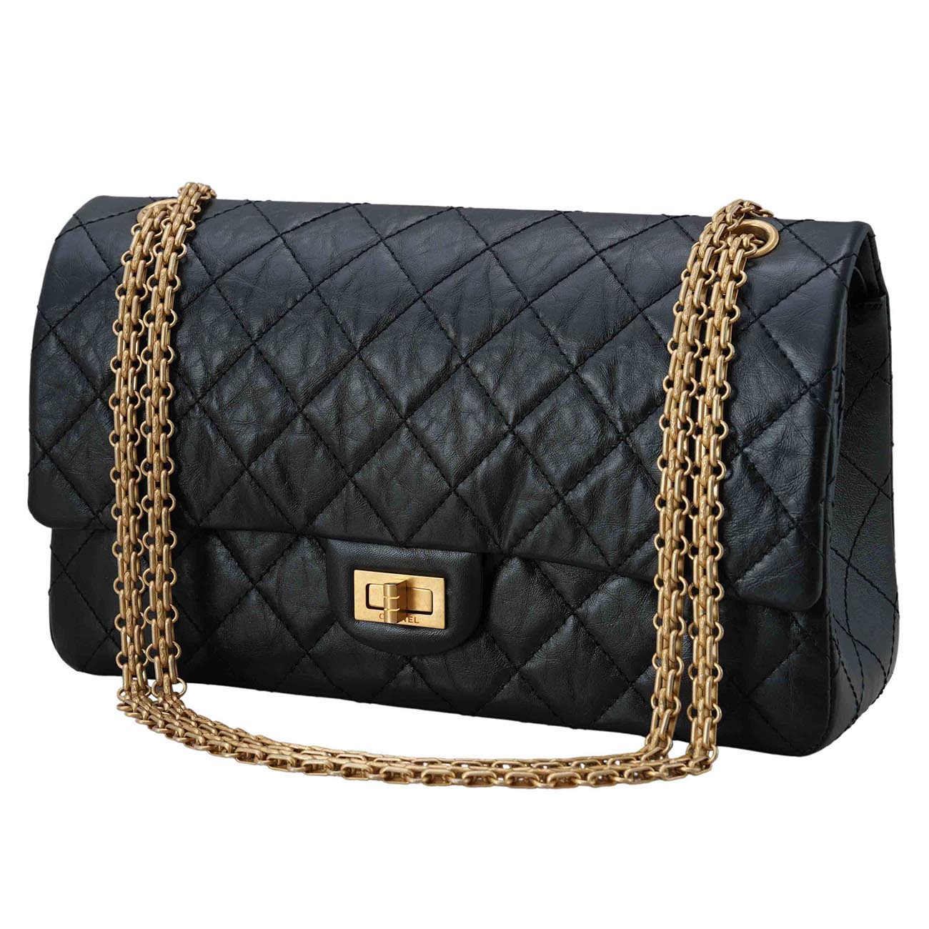 CHANEL(USED)샤넬 A37587 2.55 빈티지 라지 플랩백