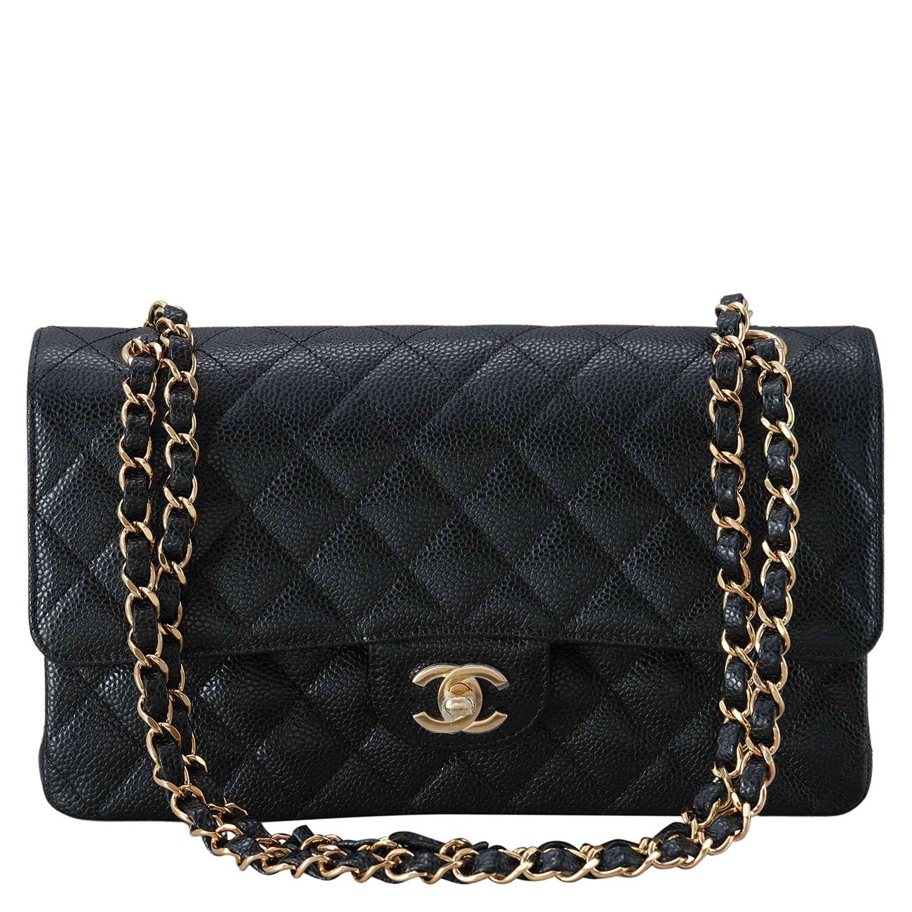 CHANEL(USED)샤넬 캐비어 클래식 미듐 플랩백
