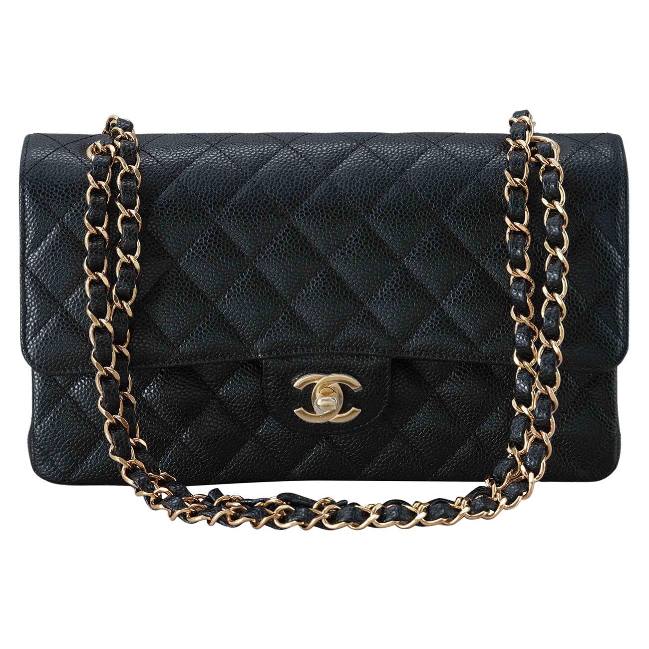 CHANEL(USED)샤넬 캐비어 클래식 미듐 플랩백