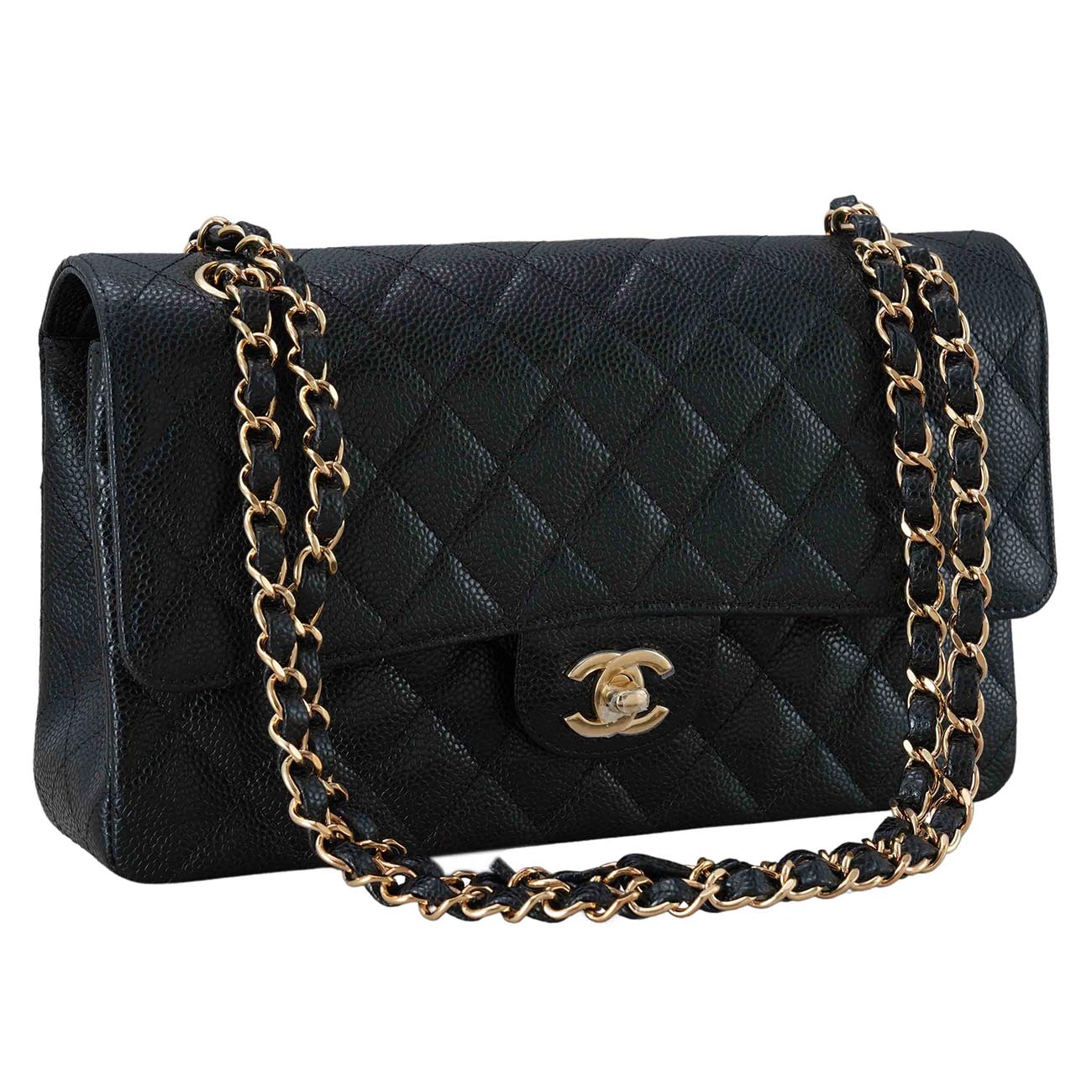 CHANEL(USED)샤넬 캐비어 클래식 미듐 플랩백