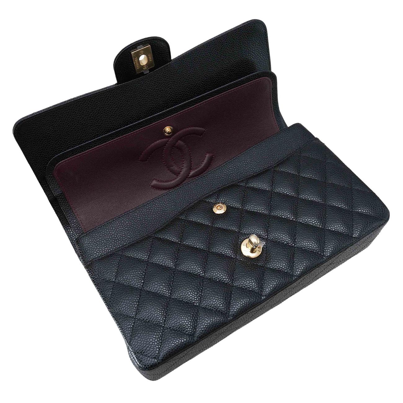 CHANEL(USED)샤넬 캐비어 클래식 미듐 플랩백