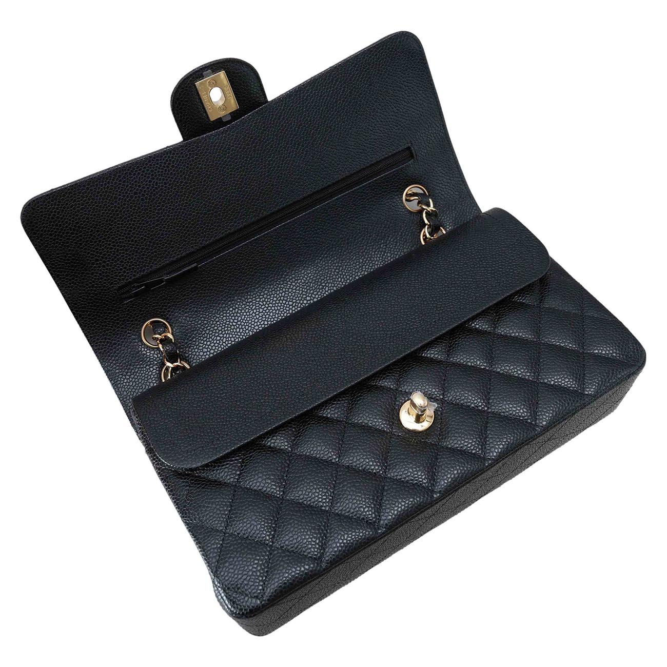 CHANEL(USED)샤넬 캐비어 클래식 미듐 플랩백