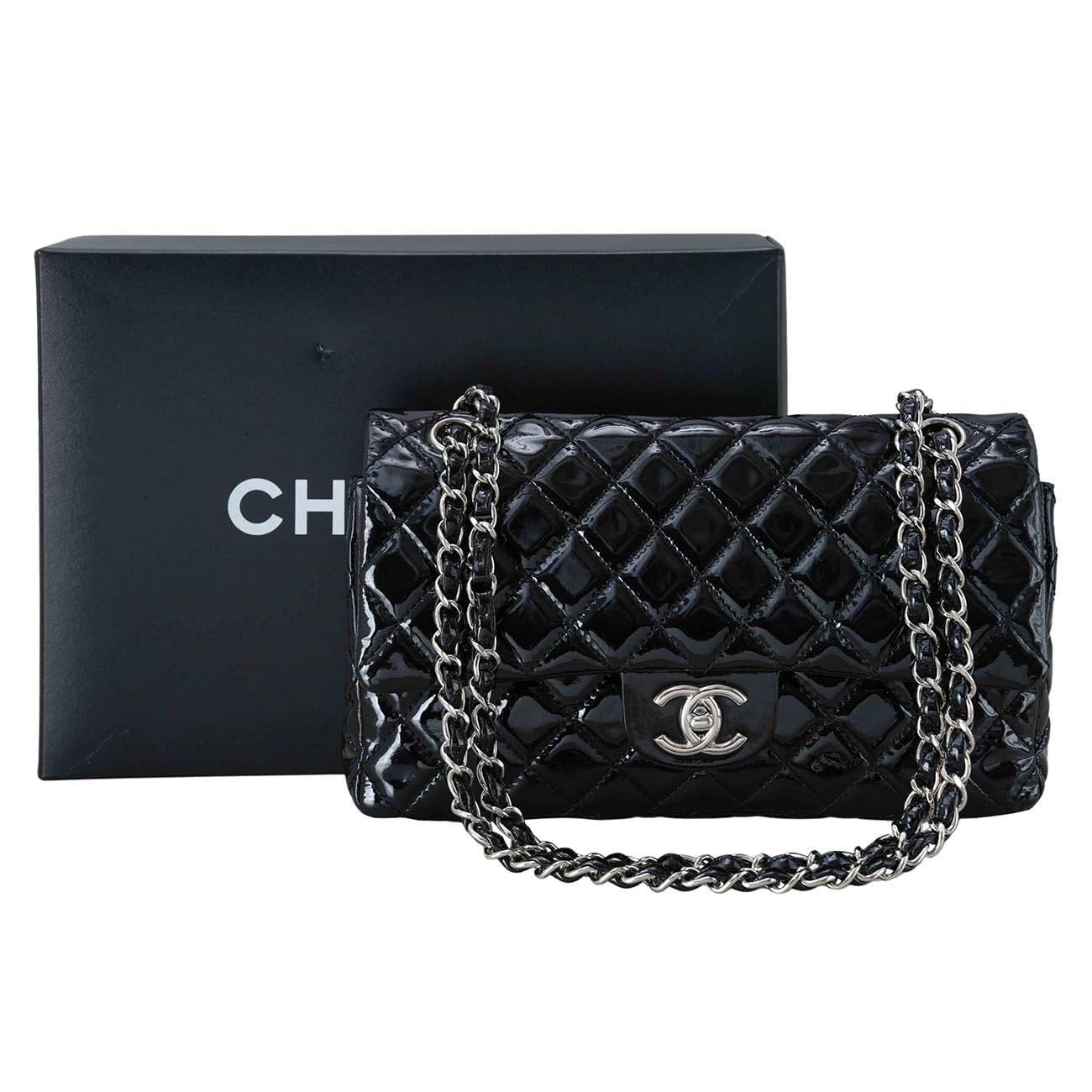 CHANEL(USED)샤넬 페이던트 클래식 미듐 플랩백