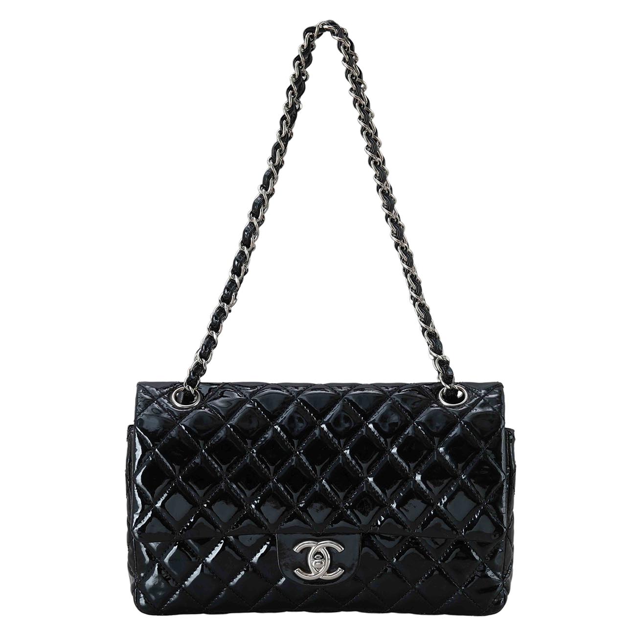 CHANEL(USED)샤넬 페이던트 클래식 미듐 플랩백