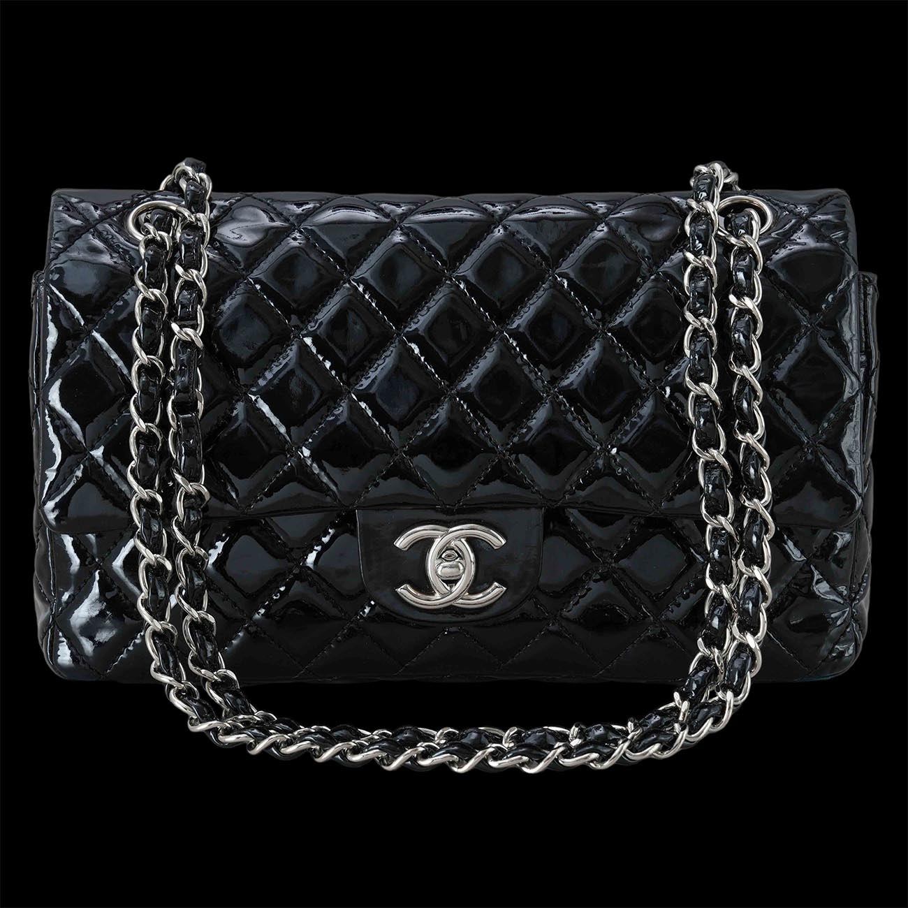 CHANEL(USED)샤넬 페이던트 클래식 미듐 플랩백