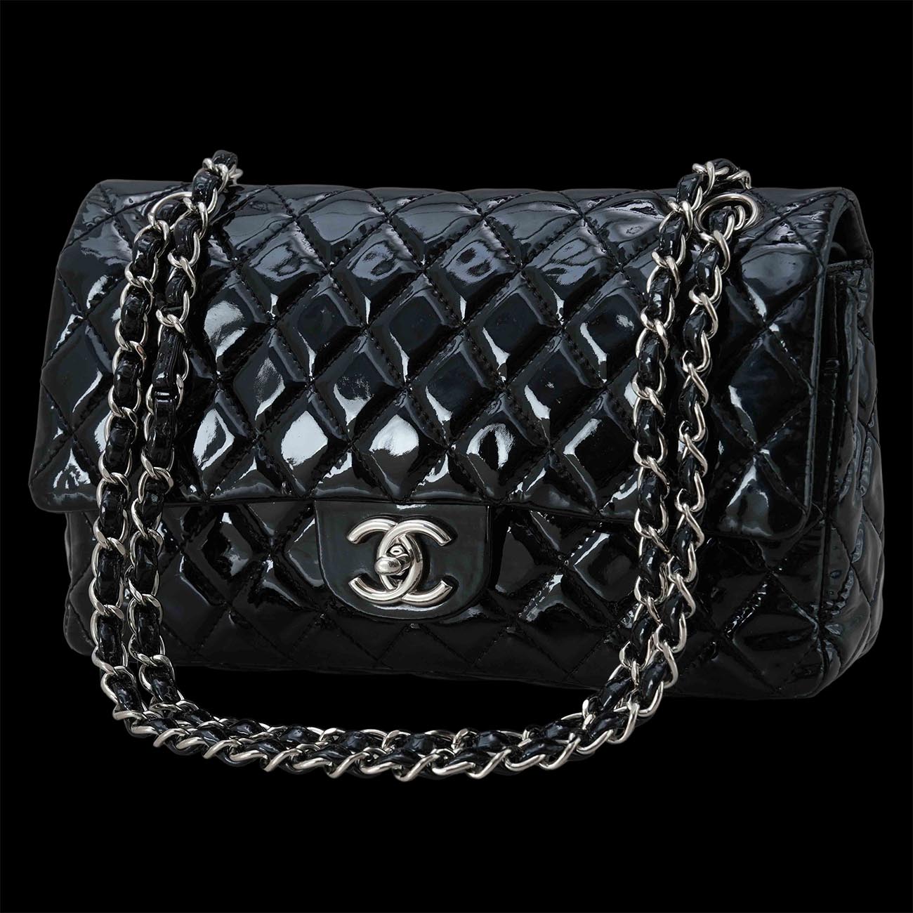 CHANEL(USED)샤넬 페이던트 클래식 미듐 플랩백