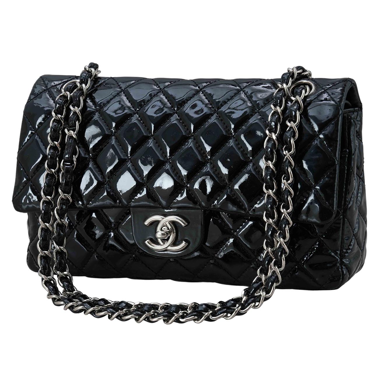 CHANEL(USED)샤넬 페이던트 클래식 미듐 플랩백