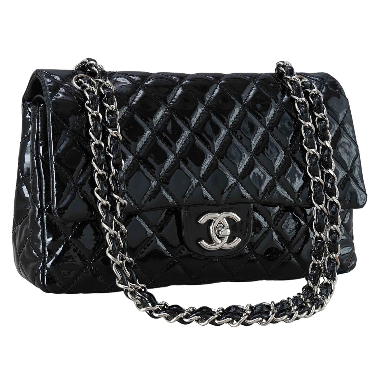CHANEL(USED)샤넬 페이던트 클래식 미듐 플랩백