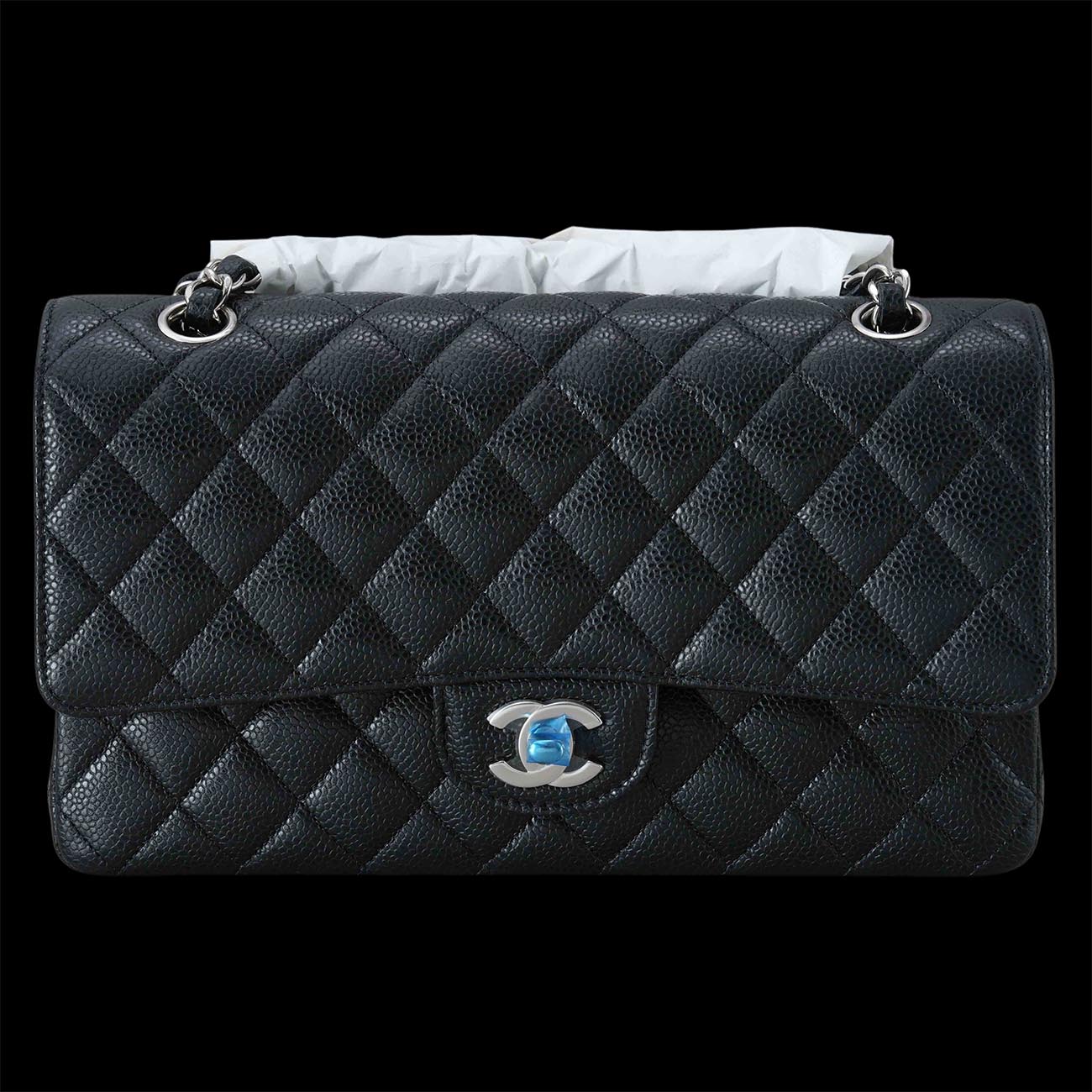 CHANEL(USED)샤넬 캐비어 클래식 미듐 플랩백