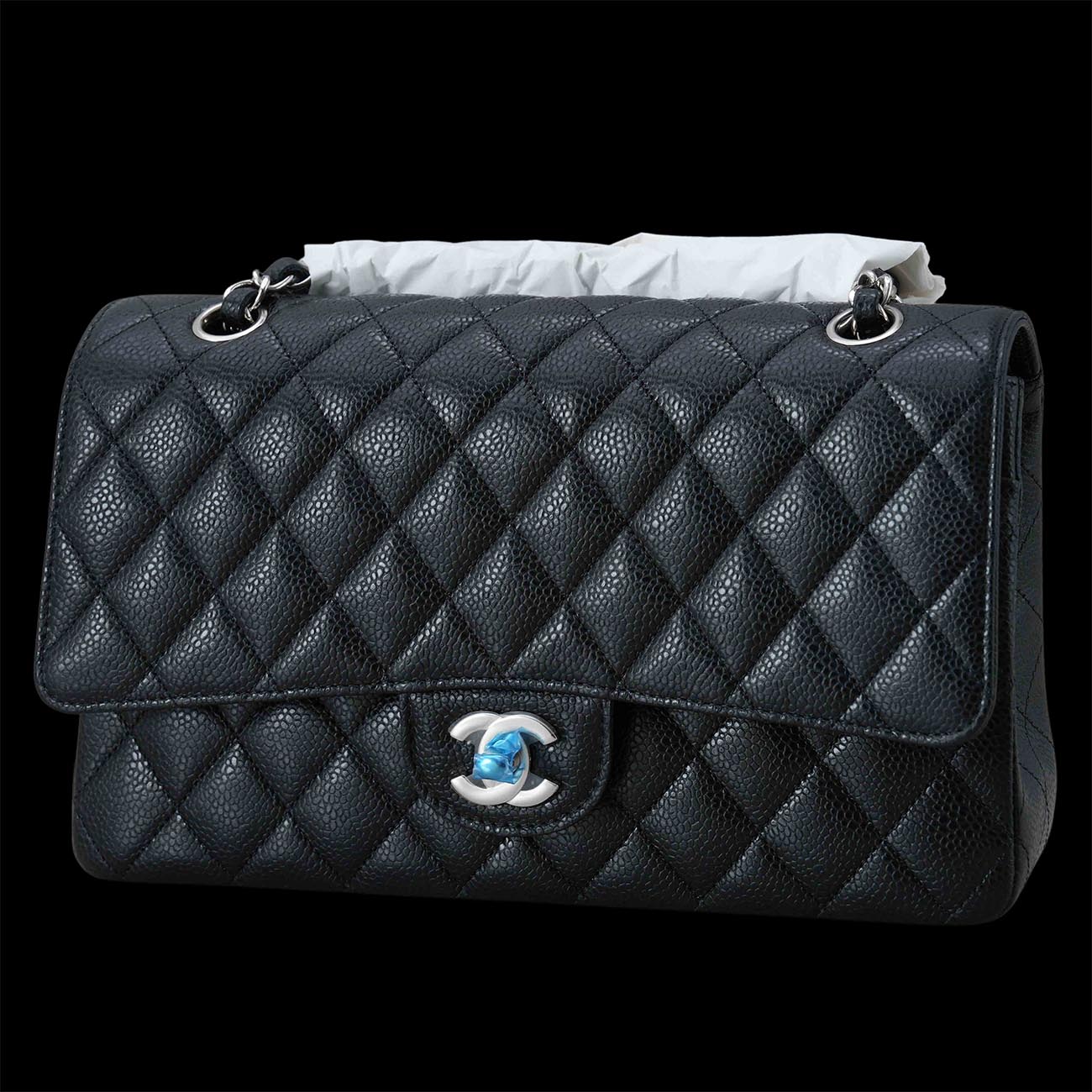 CHANEL(USED)샤넬 캐비어 클래식 미듐 플랩백