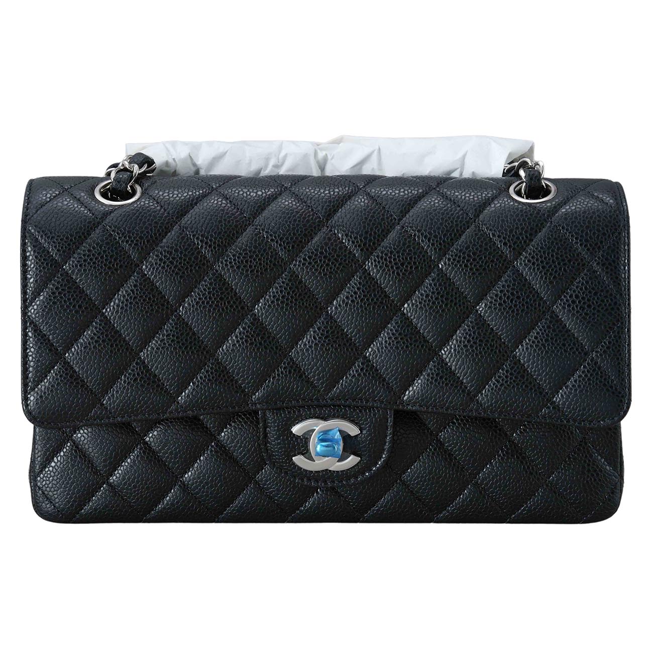 CHANEL(USED)샤넬 캐비어 클래식 미듐 플랩백