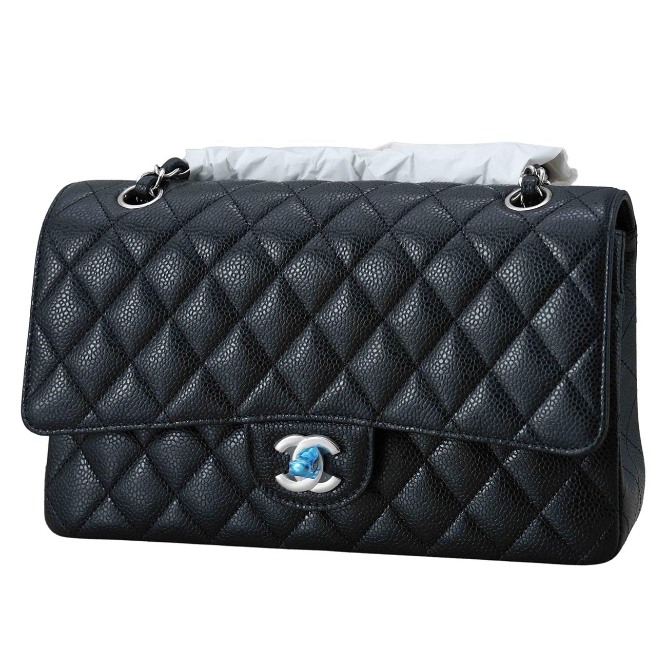 CHANEL(USED)샤넬 캐비어 클래식 미듐 플랩백