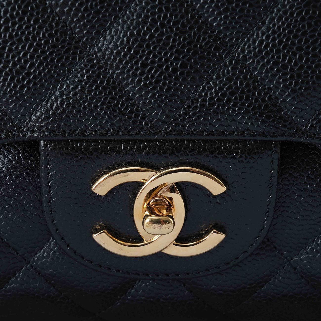 CHANEL(USED)샤넬 클래식 캐비어 맥시