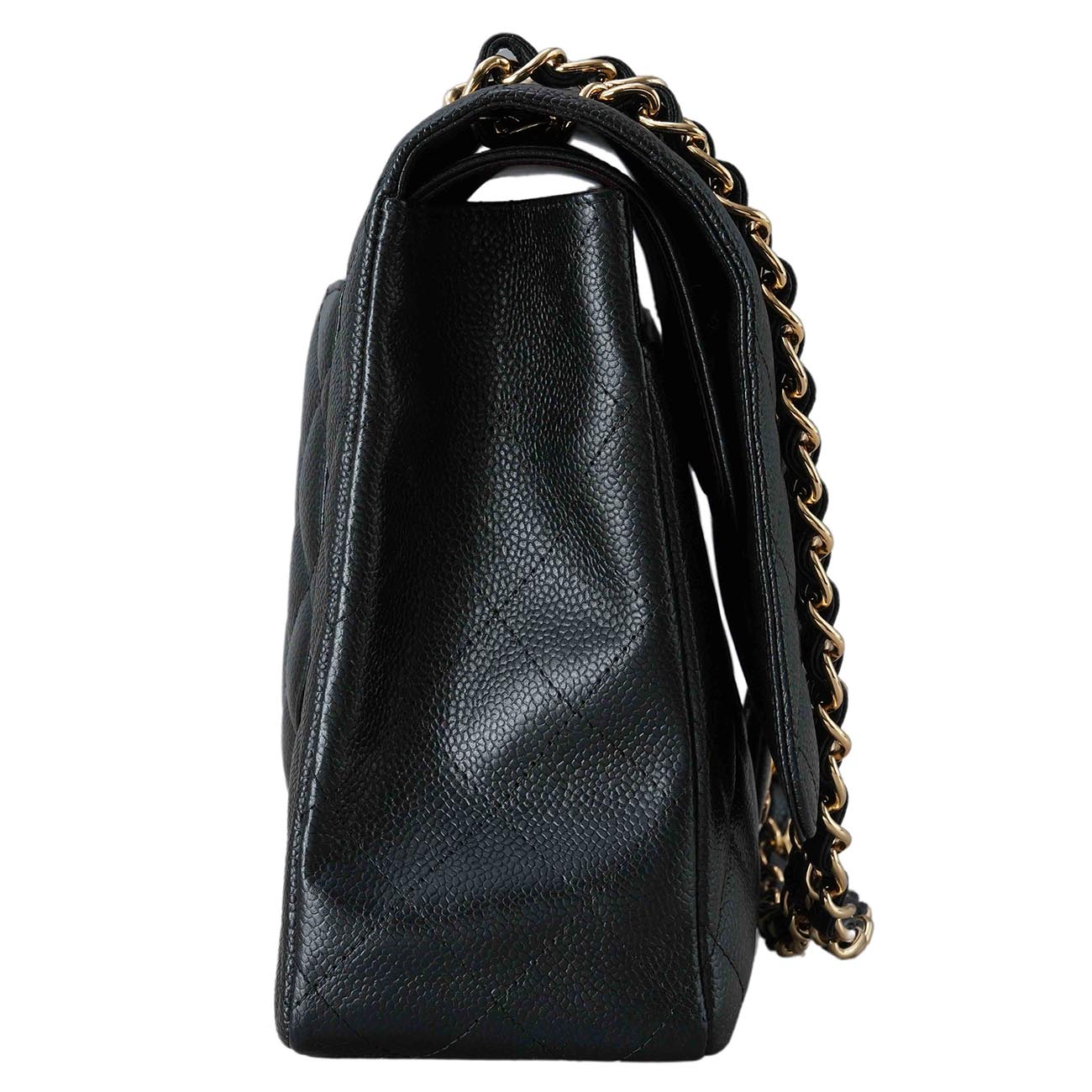 CHANEL(USED)샤넬 클래식 캐비어 맥시