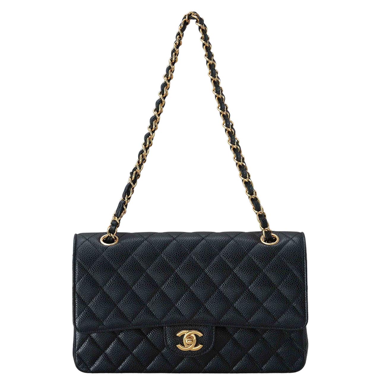 CHANEL(USED)샤넬 캐비어 클래식 미듐 플랩백