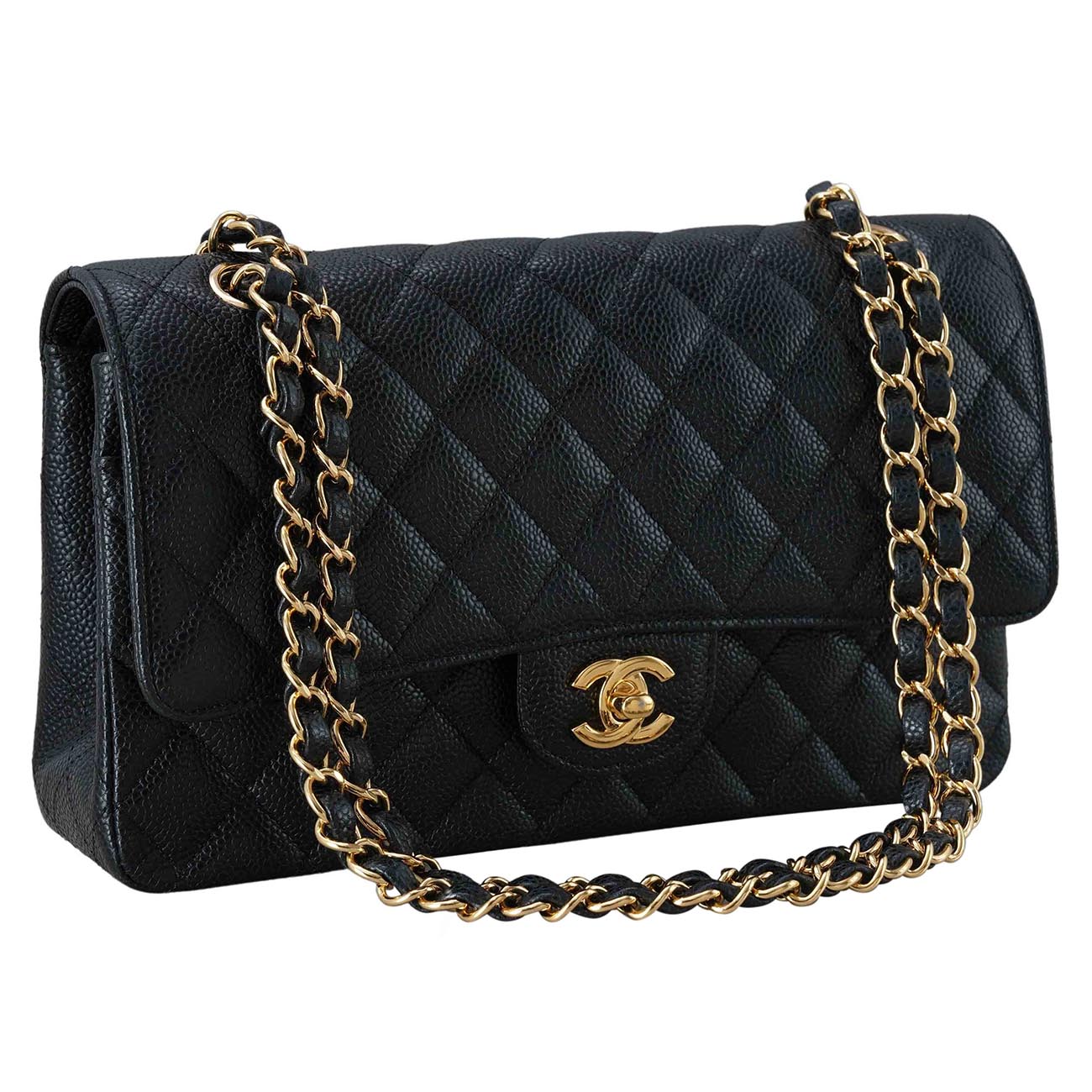 CHANEL(USED)샤넬 캐비어 클래식 미듐 플랩백