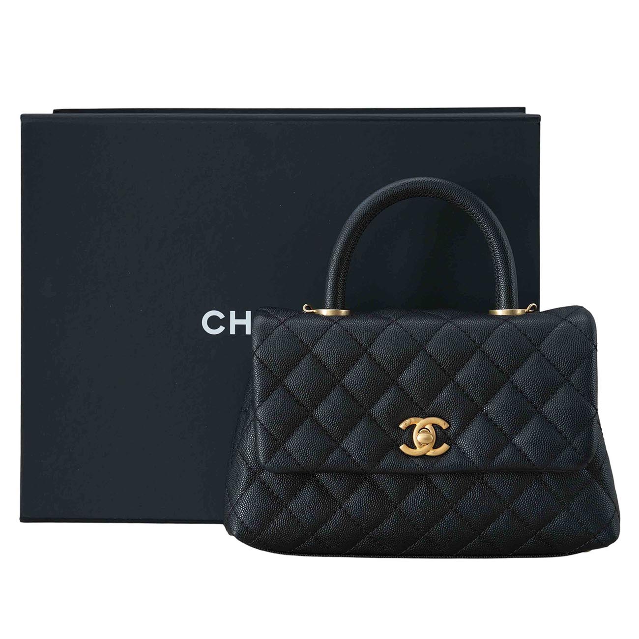CHANEL(USED)샤넬 캐비어 코코핸들 스몰
