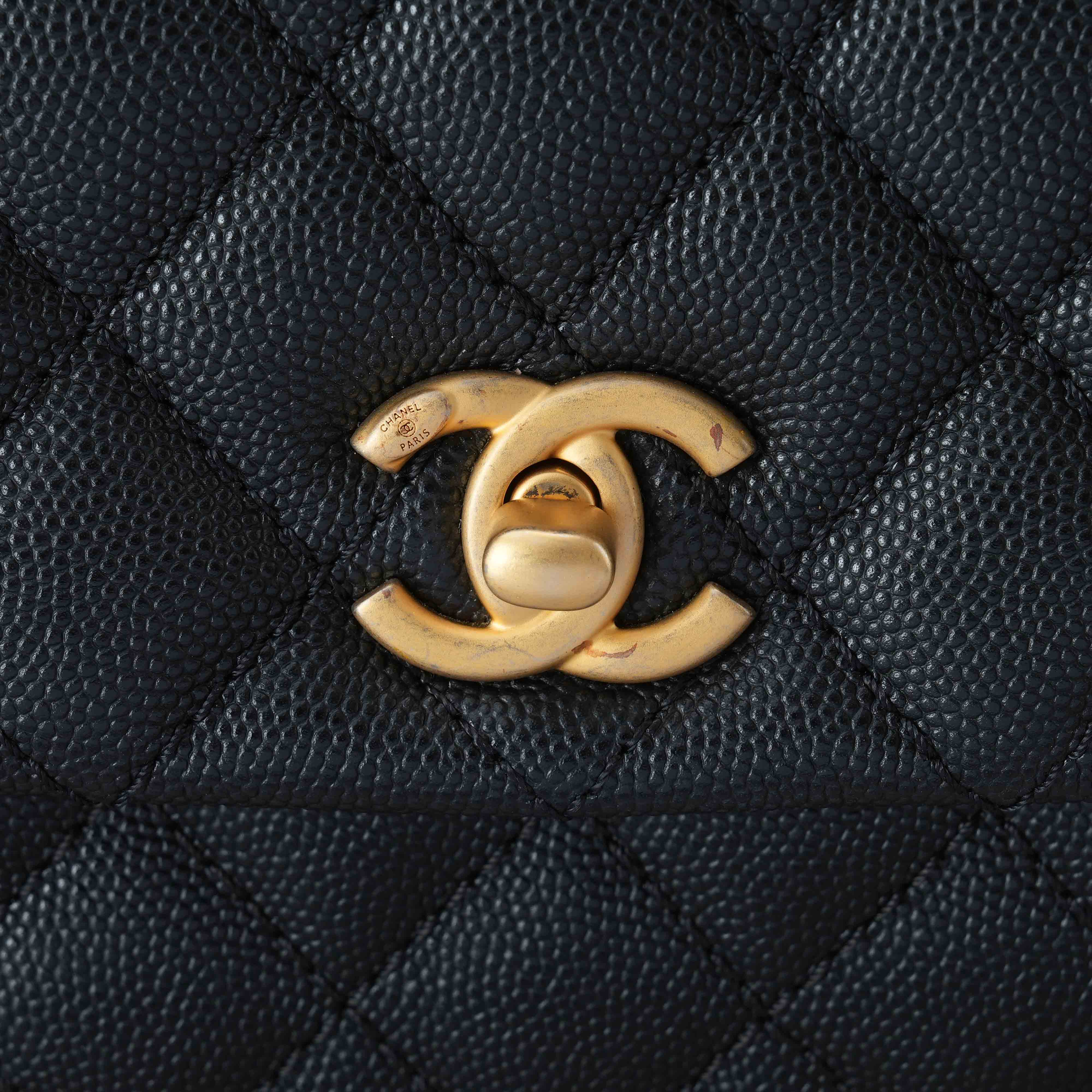 CHANEL(USED)샤넬 캐비어 코코핸들 스몰