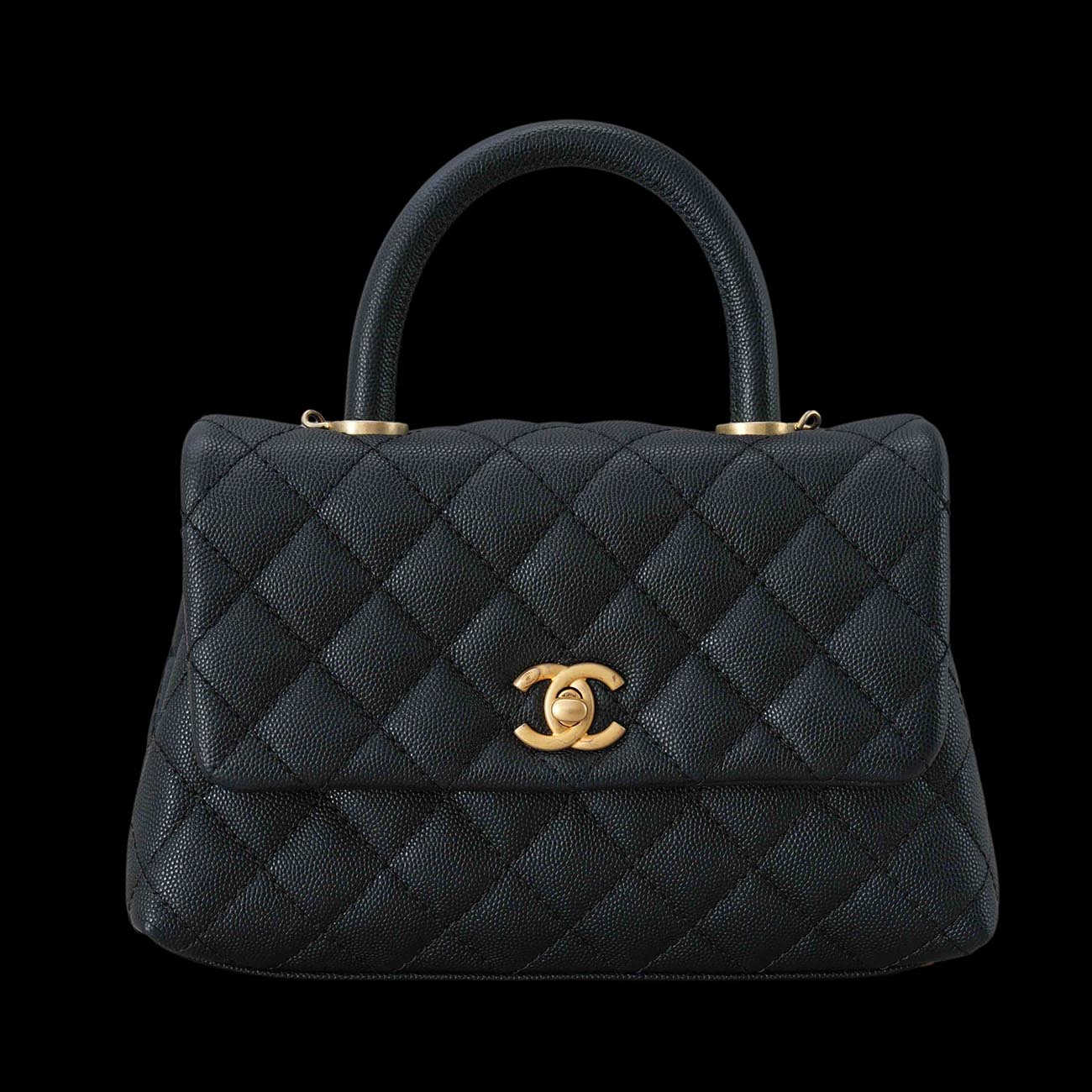 CHANEL(USED)샤넬 캐비어 코코핸들 스몰