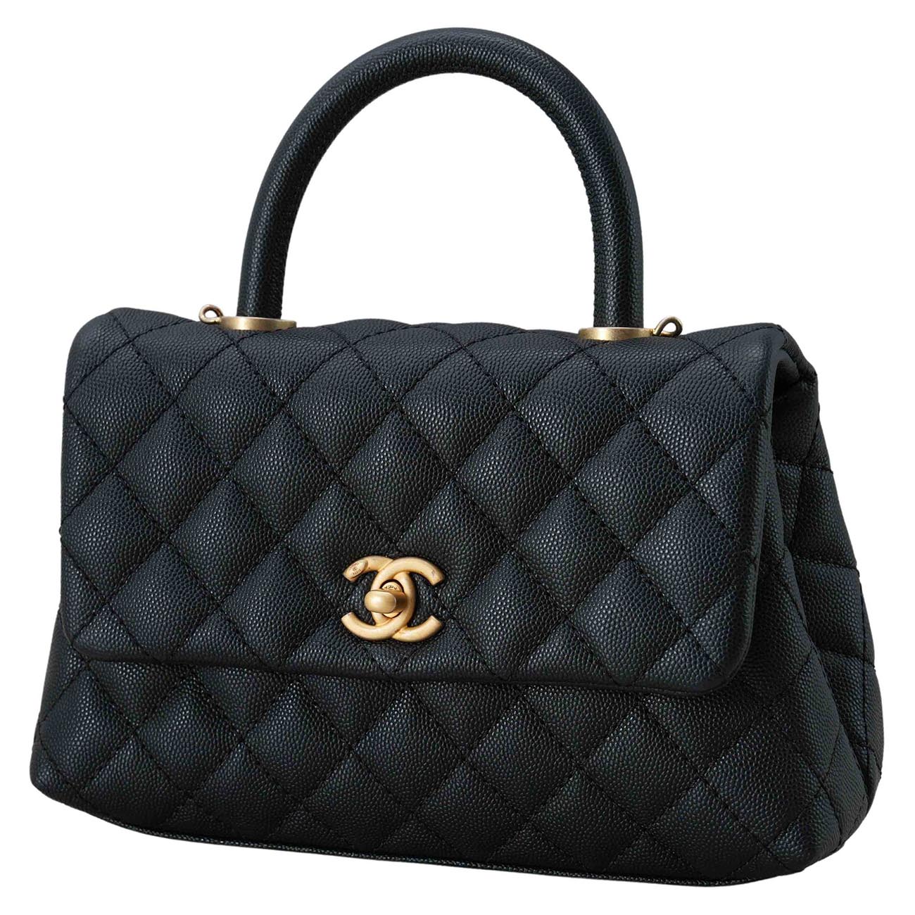 CHANEL(USED)샤넬 캐비어 코코핸들 스몰